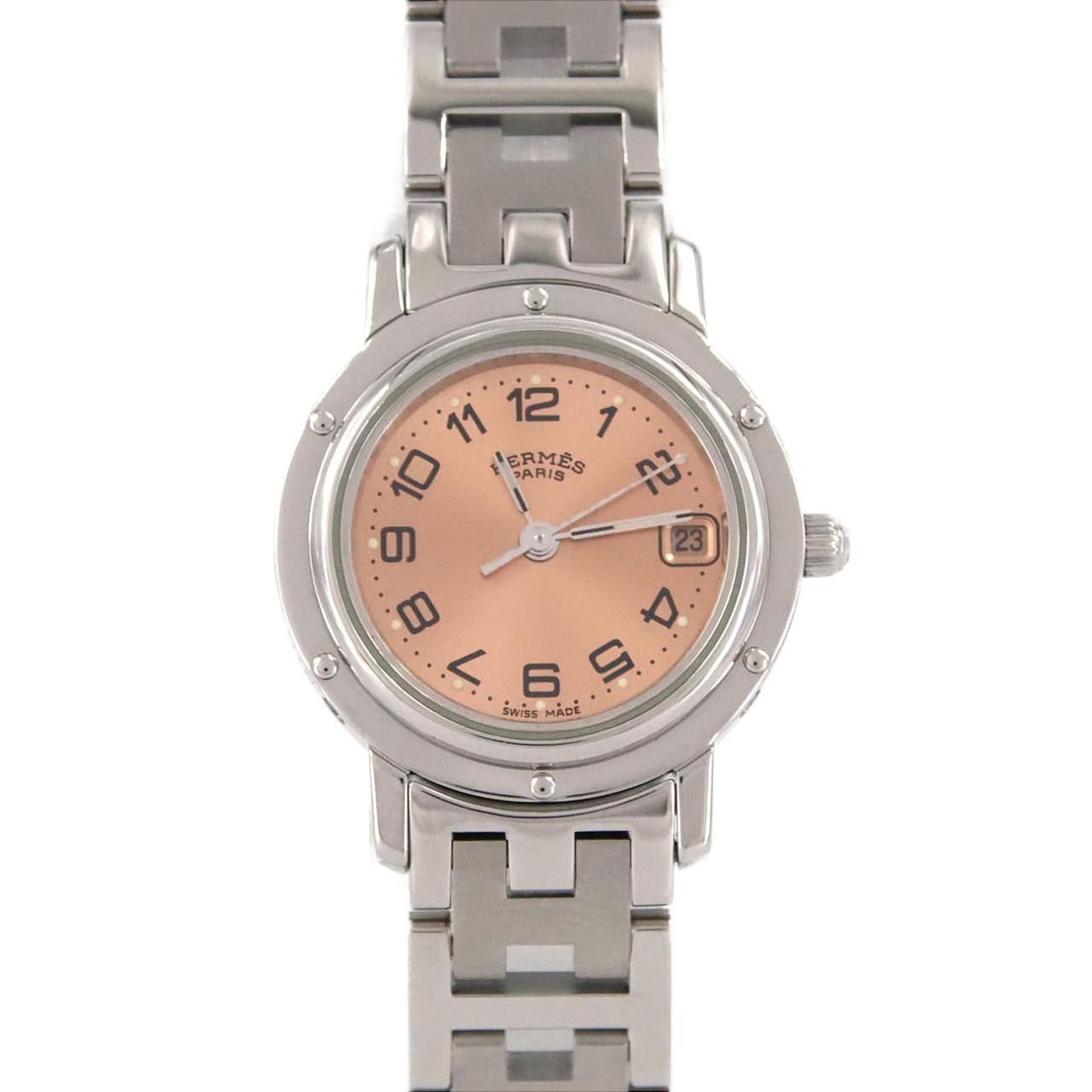 Hermes Hermes Hermès Clipper CL4.210 Stainless Steel Metal Quartz DUTY FREE for USA Size ONE SIZE - 1 Thumbnail