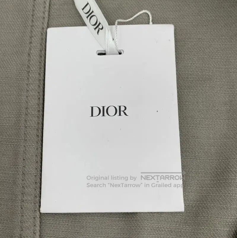 Dior Dior Gray Cotton Overshirt for Men . Size US XL / EU 56 / 4 - 7 Thumbnail