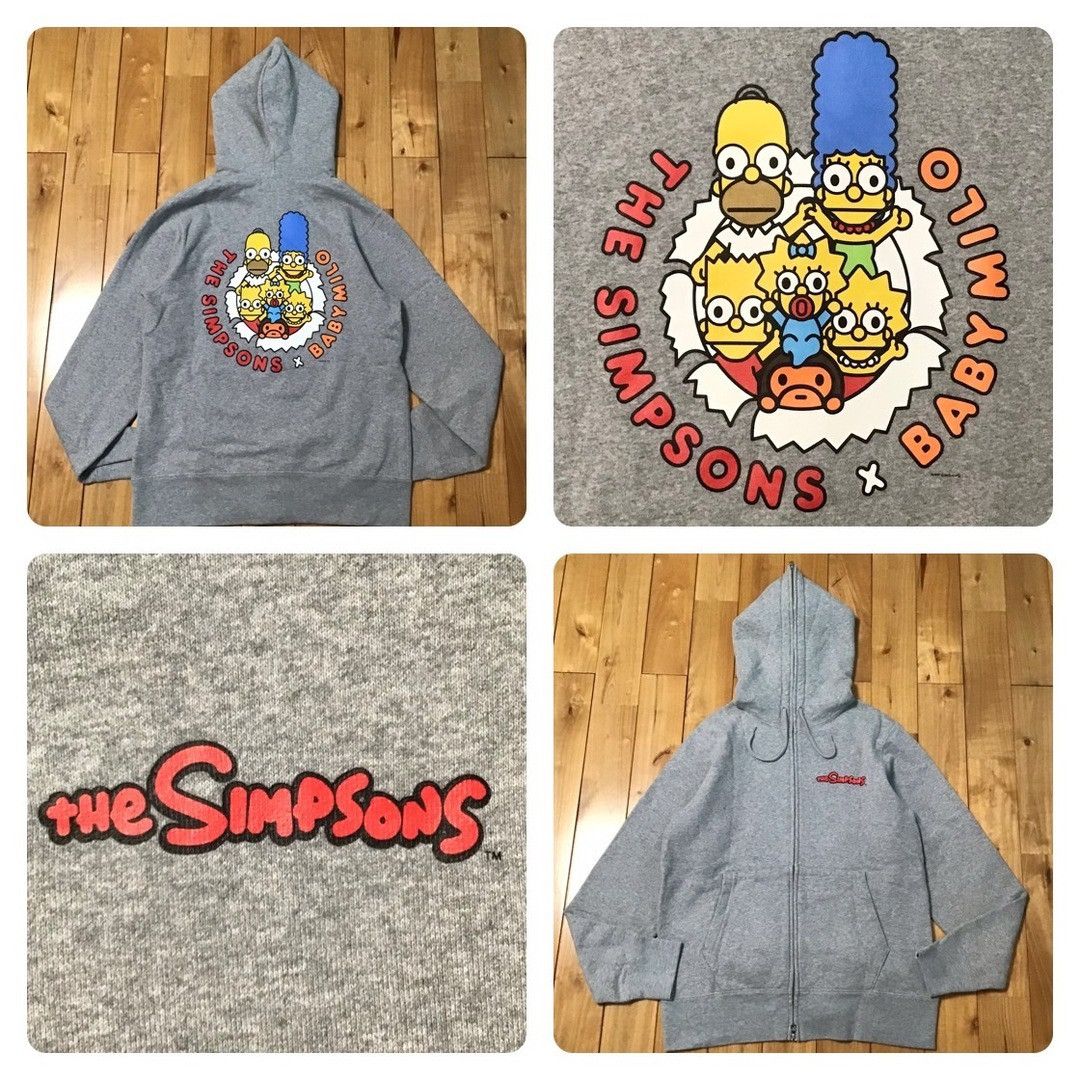 Bape × The Simpsons BAPE × THE SIMPSONS MILO Full zip hoodie a bathing ape Size US M / EU 48-50 / 2 - 1 Thumbnail