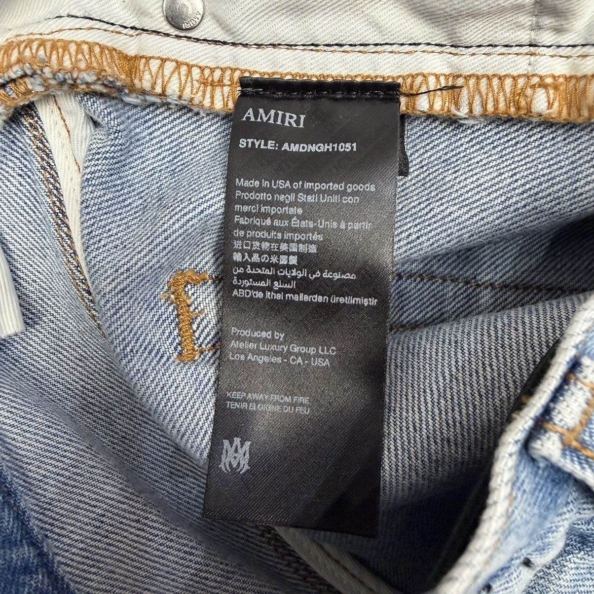 Amiri Amiri Japanese Selvedge Straight Jeans Perfect Indigo Size US 30 / EU 46 - 12 Thumbnail