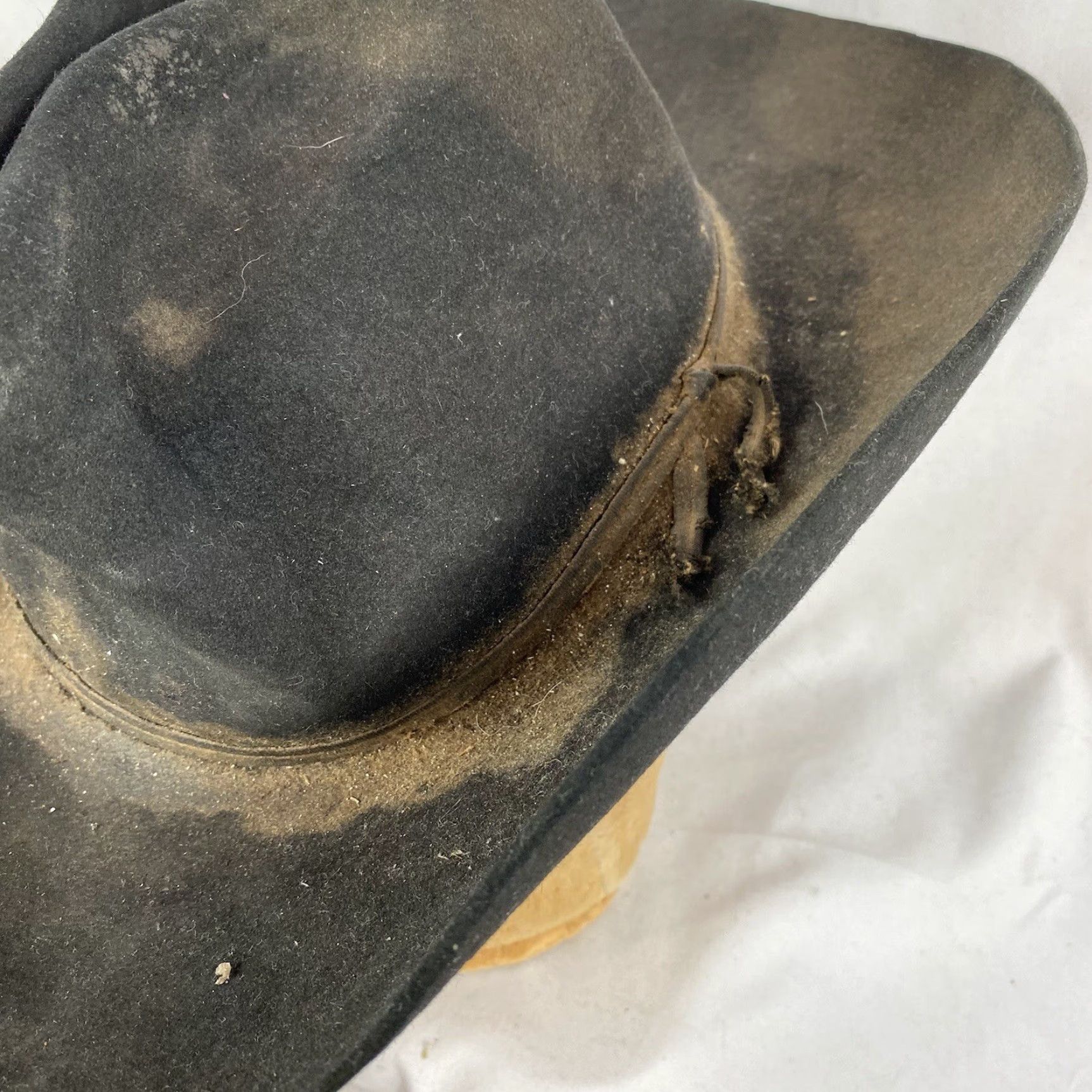 Vintage VINTAGE Resistol Cowboy Hat Rodeo Size 1/4 Well Used HaT Cowboy Mens? Size ONE SIZE - 3 Thumbnail