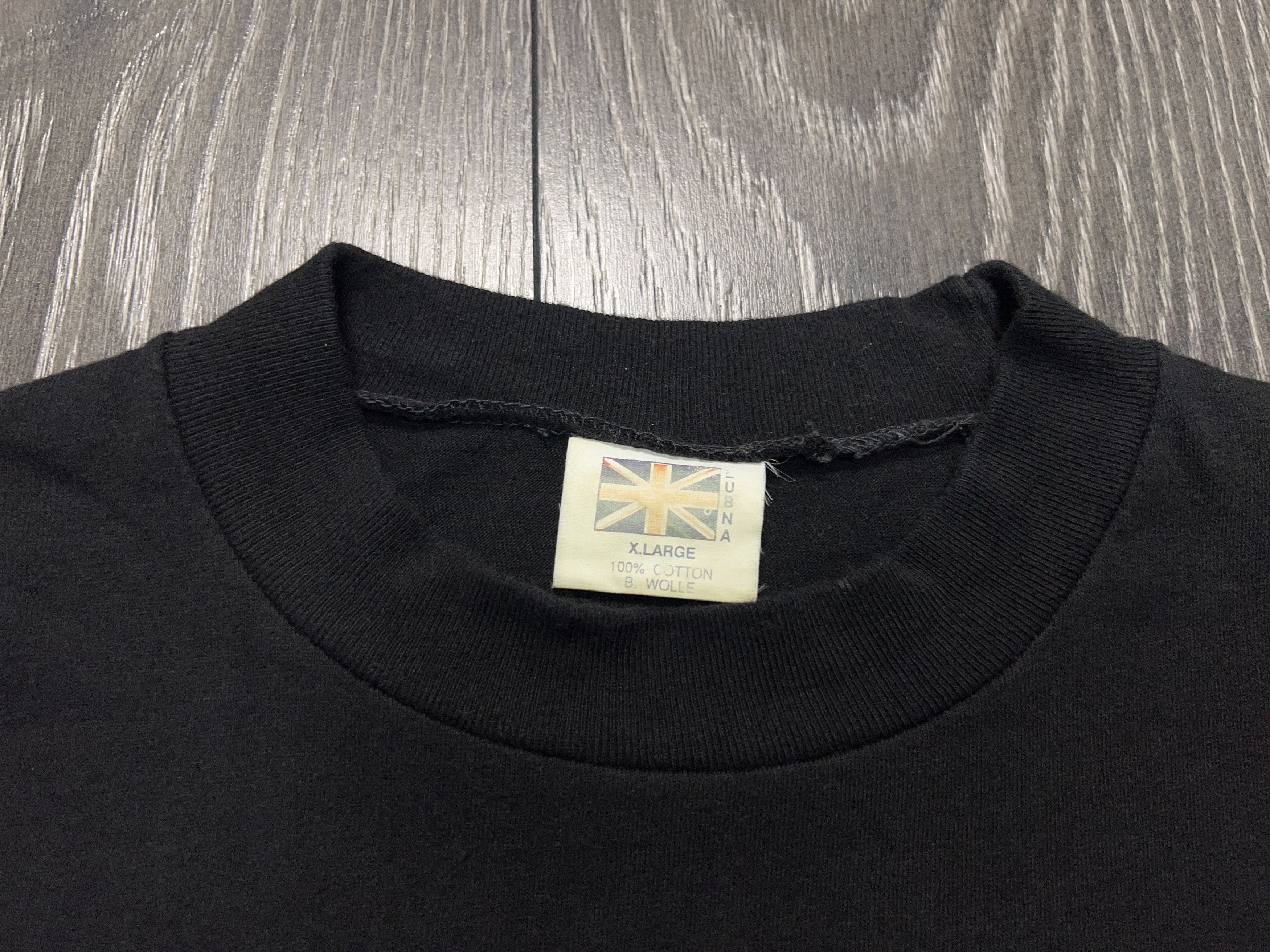 Vintage Jack Daniels Whiskey Big Logo Single Stitch T Shirt Tee Size Size US XL / EU 56 / 4 - 2 Thumbnail