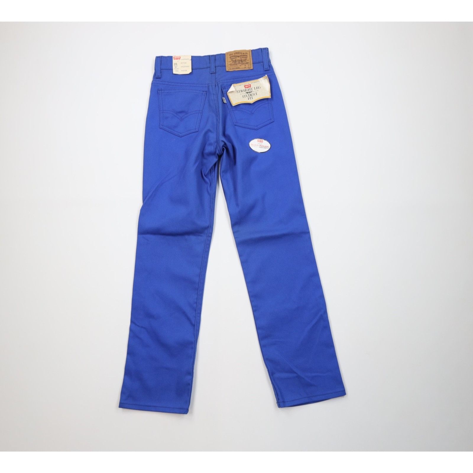 Levi's Deadstock Vintage 80s Levis 707 Student Straight Leg Jeans Size 26" / US 2 / IT 38 - 8 Thumbnail