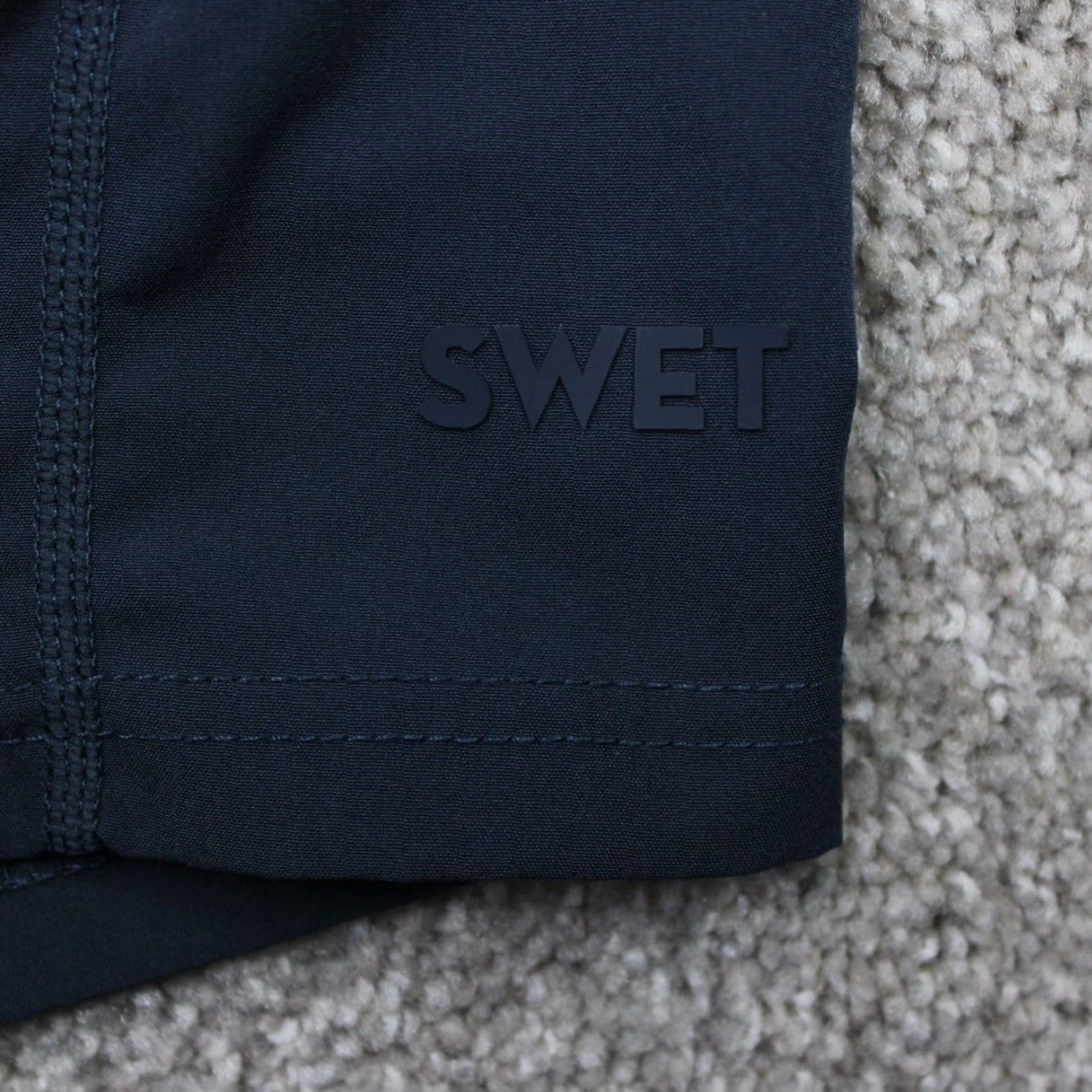 Vintage Swet Tailor Shorts Mens Small Blue Drawstring 7" Inseam Athletic Gym & Training | 93% Polyester 7% Spandex Size US 29 - 3 Thumbnail