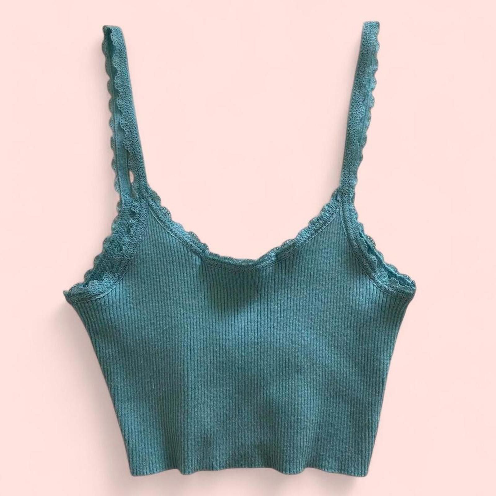 Other Baby blue lace tank top - lottie moss Size S / US 4 / IT 40 - 1 Thumbnail