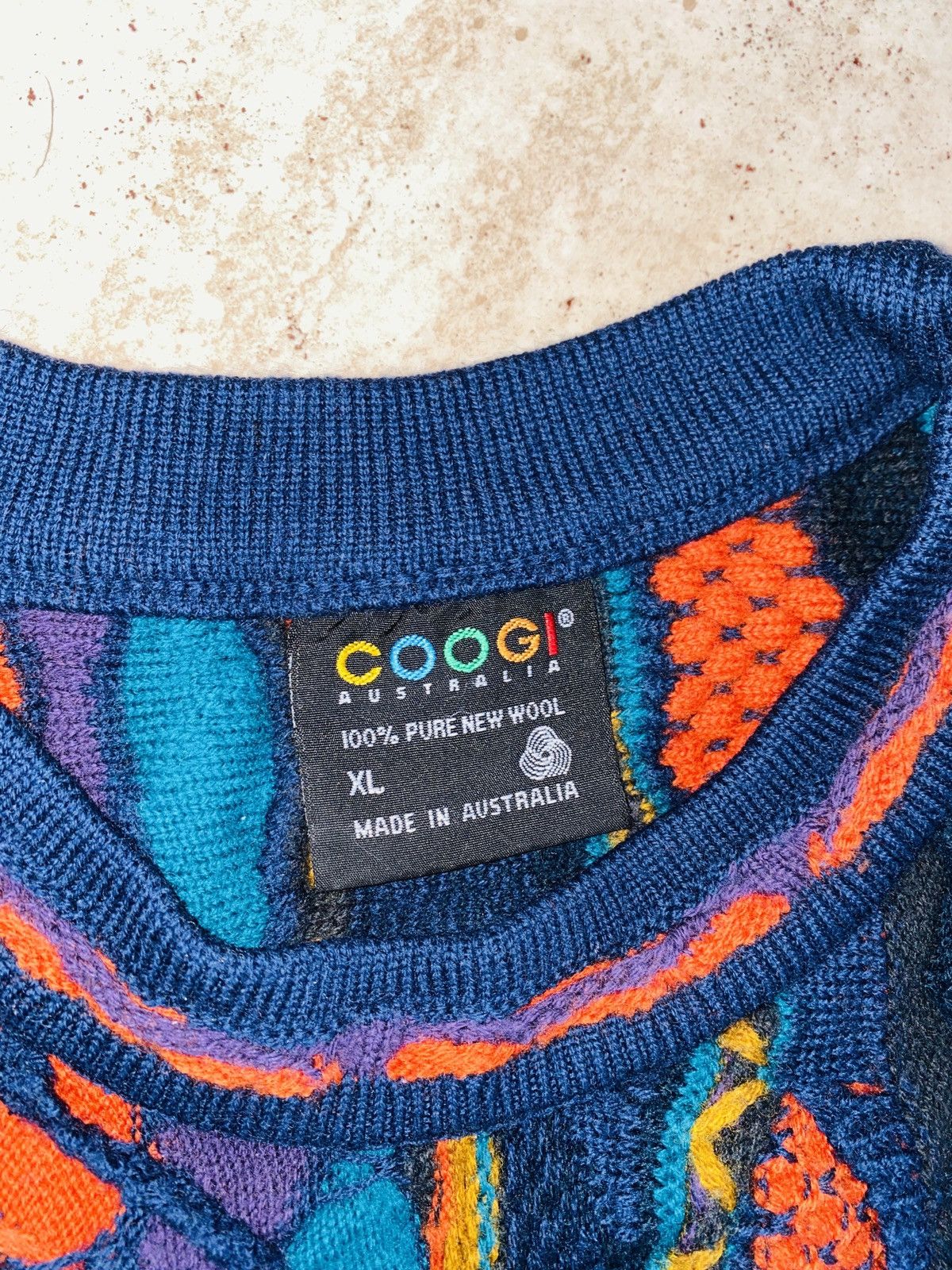 Vintage Rare 3D Wool Knit Sweater Supreme Patta