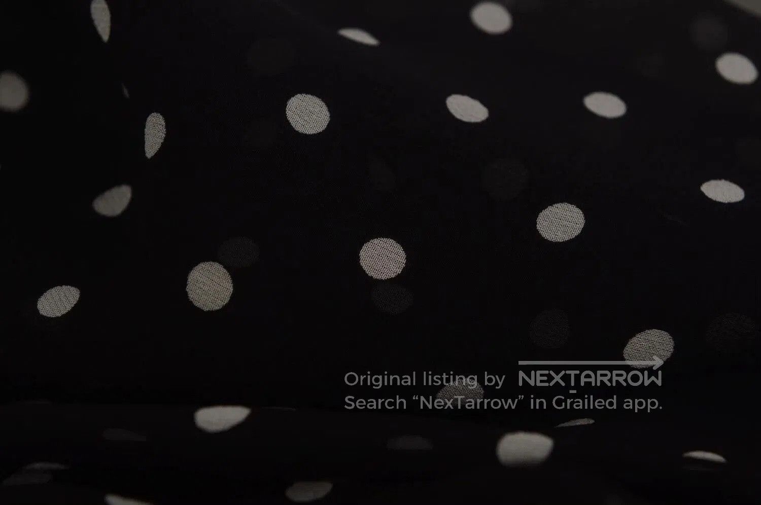 Dior Dior Black Polka Dot Silk Shirt. Size M / US 6-8 / IT 42-44 - 4 Thumbnail