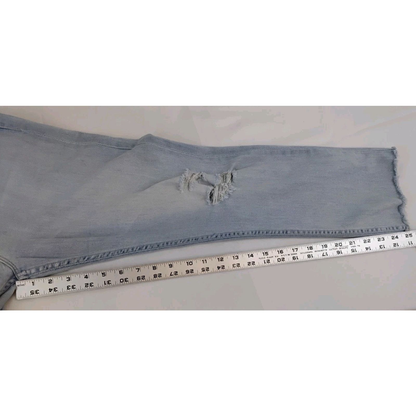 MOTHER Mother High Waisted Rider Jeans Women's 31 Light Wash Size 31" - 16 Thumbnail