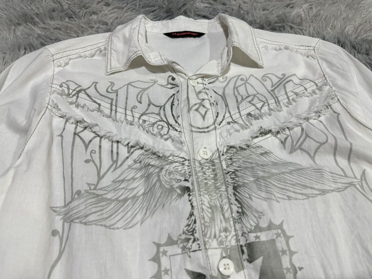 Seditionaries 🔥Sick Y2K Algonquins Frayed Poem Shirt Goth Punk Size US M / EU 48-50 / 2 - 3 Thumbnail