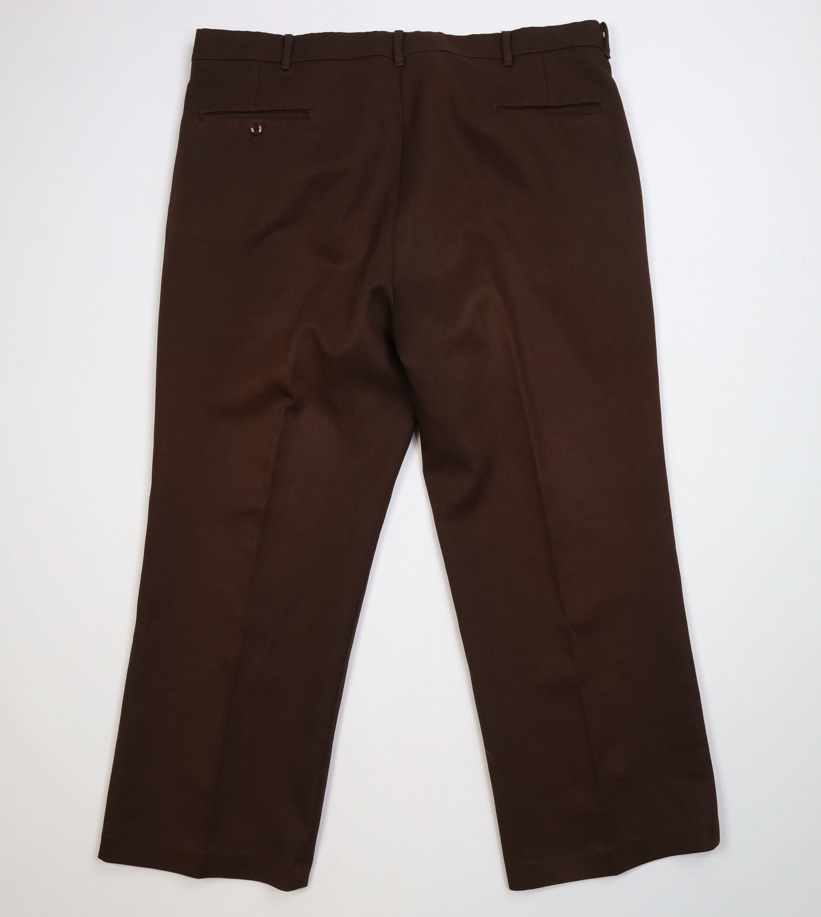 Vintage Vintage 70s Streetwear Flared Wide Leg Chino Pants Brown Size US 38 / EU 54 - 8 Thumbnail