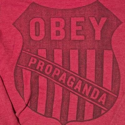 Obey Vintage Obey Propaganda Red Long Sleeve Thermal Shirt Waffle Size US S / EU 44-46 / 1 - 4 Thumbnail