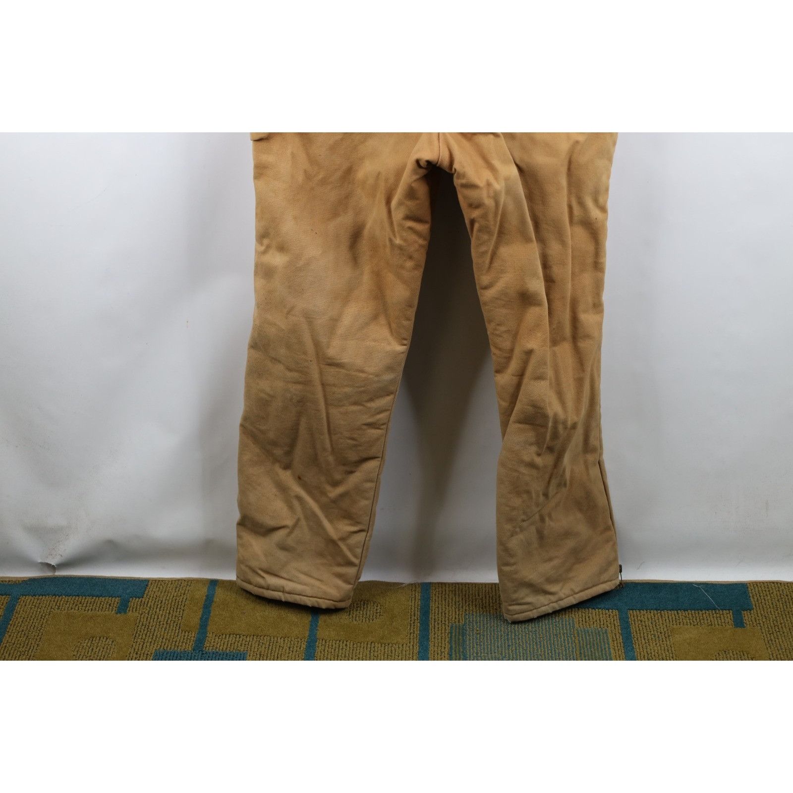 Walls Vintage 90s Walls Distressed Quilted Canvas Overalls Size US 30 / EU 46 - 21 Thumbnail