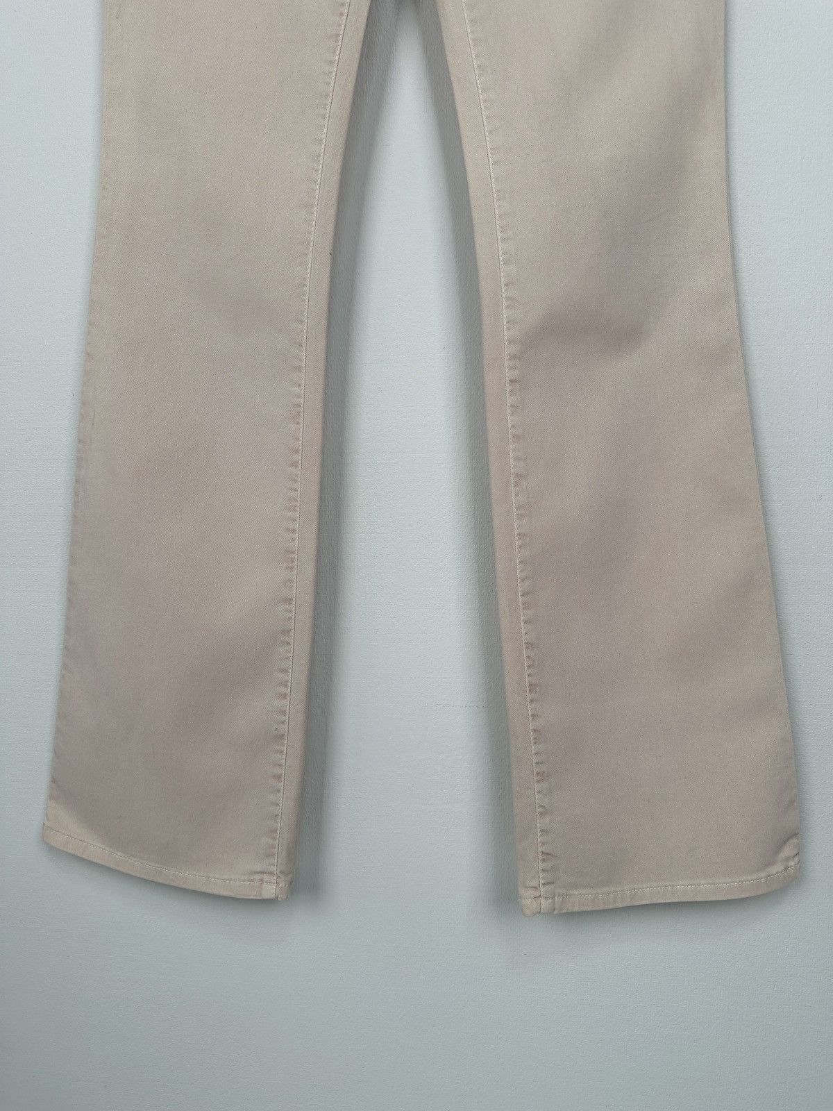 Dolce & Gabbana DOLCE & GABBANA Jeans Light Pink Flared Belted Pants size 26 Size 26" / US 2 / IT 38 - 6 Thumbnail