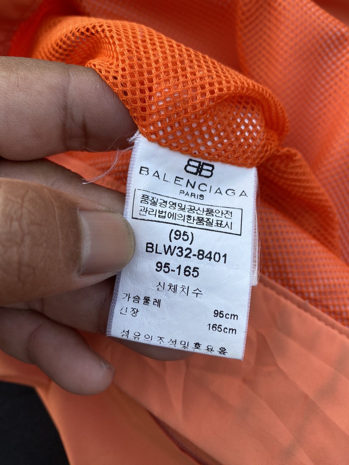 Balenciaga Rare Balenciaga Nylon Orange Outerwear Size US M / EU 48-50 / 2 - 12 Thumbnail