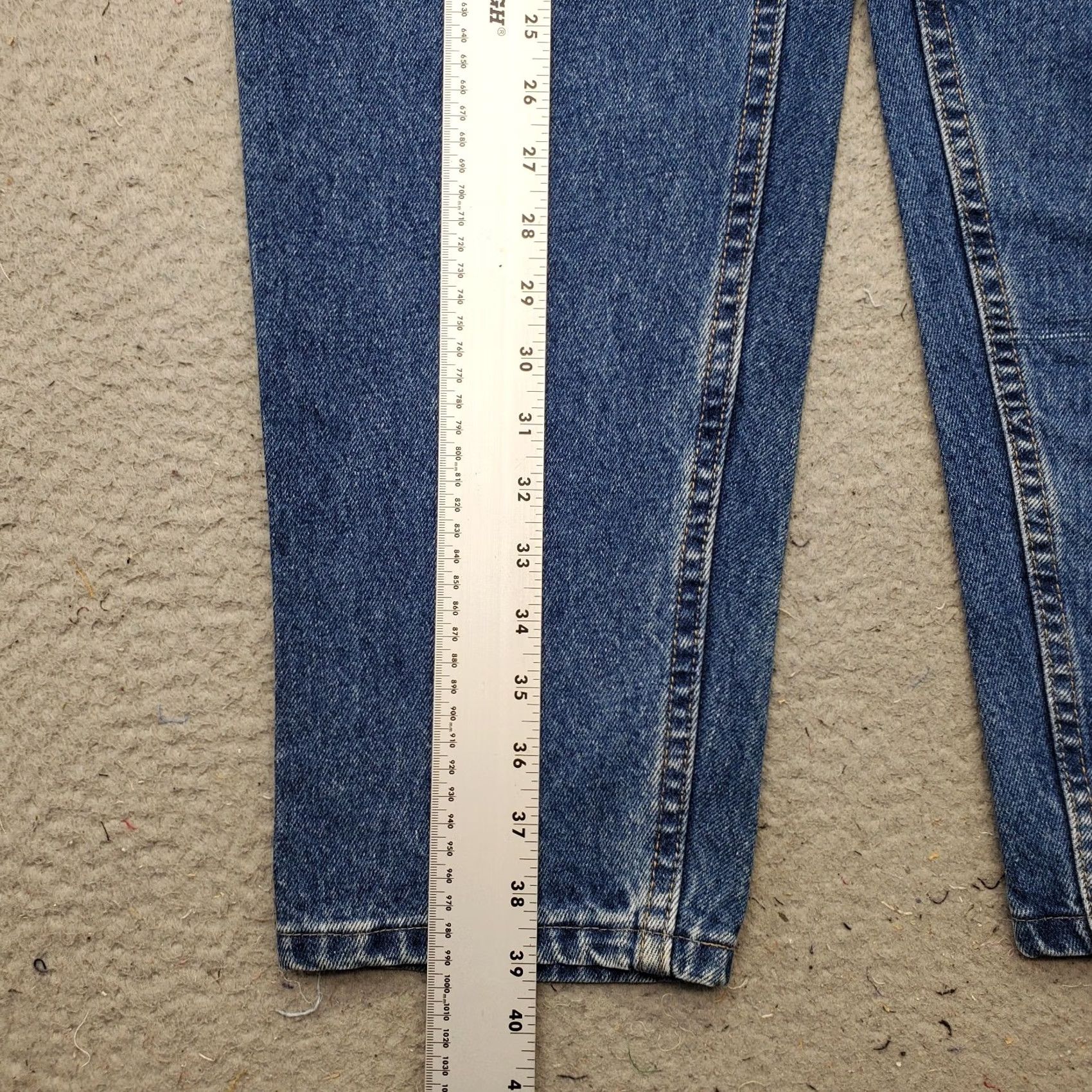 Vintage Gitano Mom Jeans Womens 16P Blue Denim Low Waist Relaxed Fit Streetwear GM601DS Jeans Womens 16P Blue 29" Inseam 5-Pocket Design Mens? Size 38" / US 16 / IT 52 - 3 Thumbnail