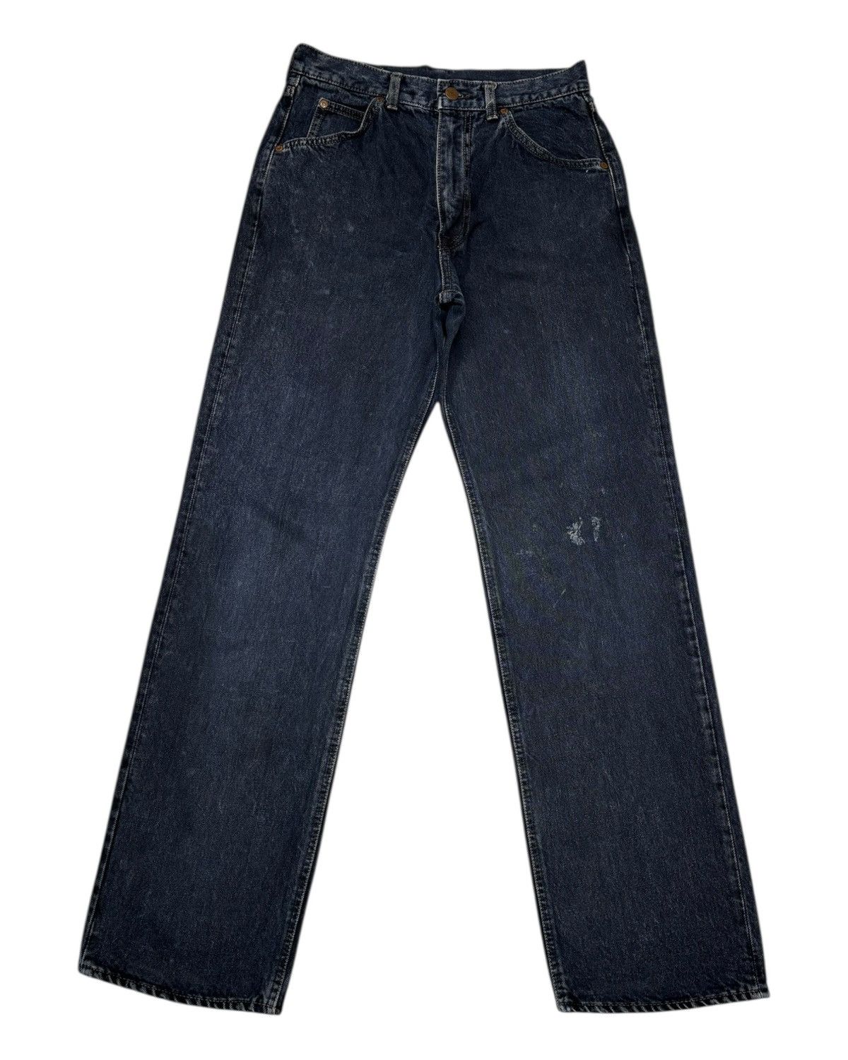 14th Addiction × Edwin × If Six Was Nine VINTAGE EDWIN INDIGO DYE LOOSE FIT DISTRESSED DENIM JEANS Size US 30 / EU 46 - 1 Thumbnail