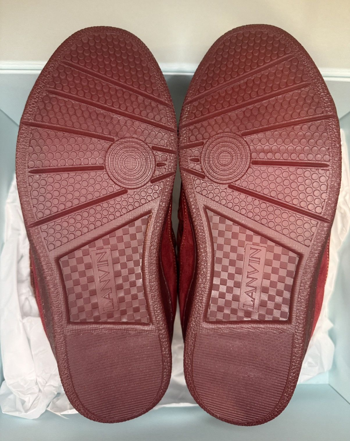 Lanvin Lanvin Curb Sneaker (Maroon/Red) Size US 9 / EU 42 - 6 Thumbnail