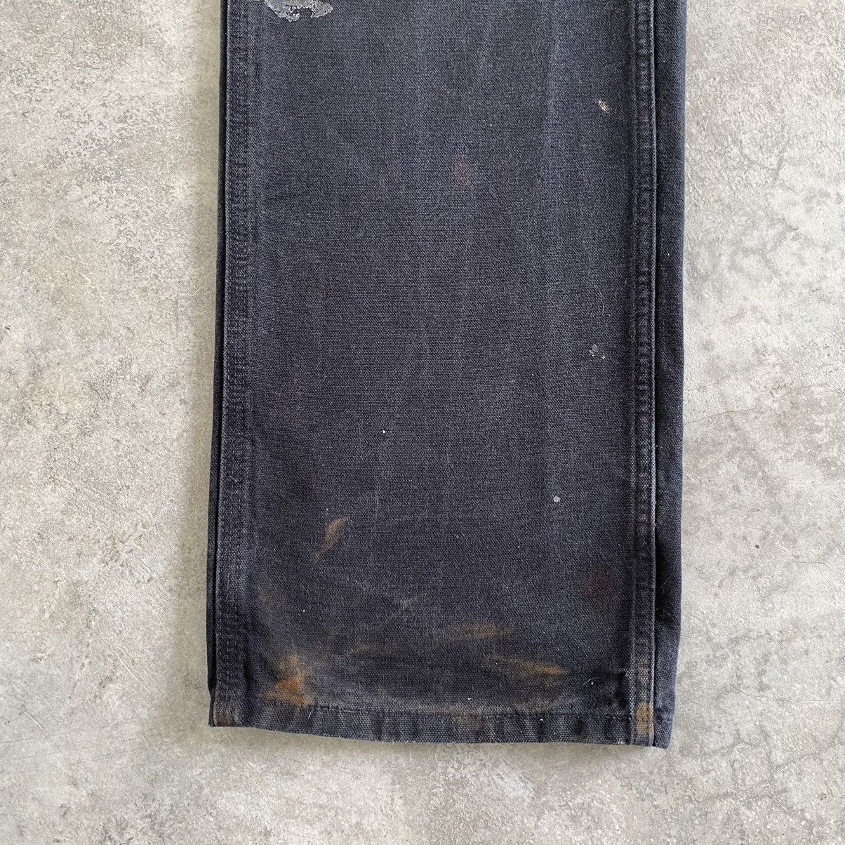 Carhartt Trashed VTG Carhartt Faded Dirty Carpenter Workwear Pants Size US 33 - 9 Thumbnail