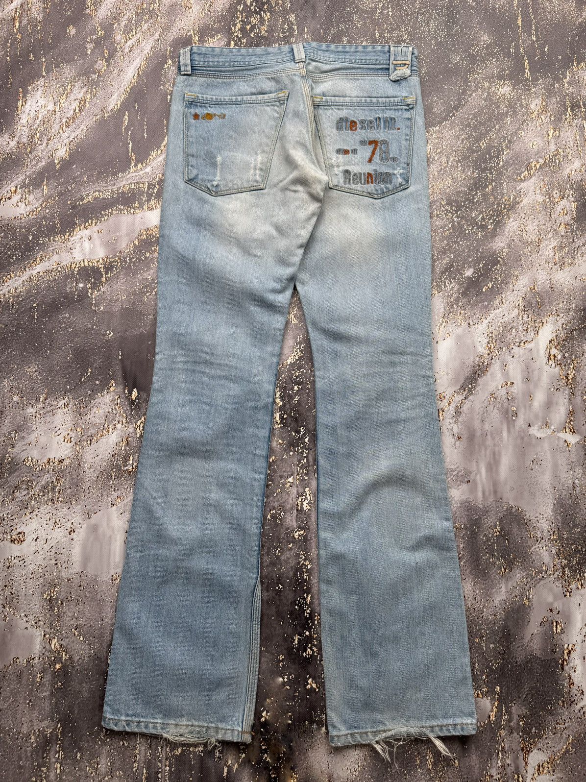 Diesel Diesel Vintage Light Flared Jeans Size 29" - 7 Thumbnail