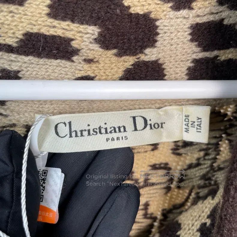 Dior Dior Leopard-print cashmere sweater Size XS / US 0-2 / IT 36-38 - 6 Thumbnail