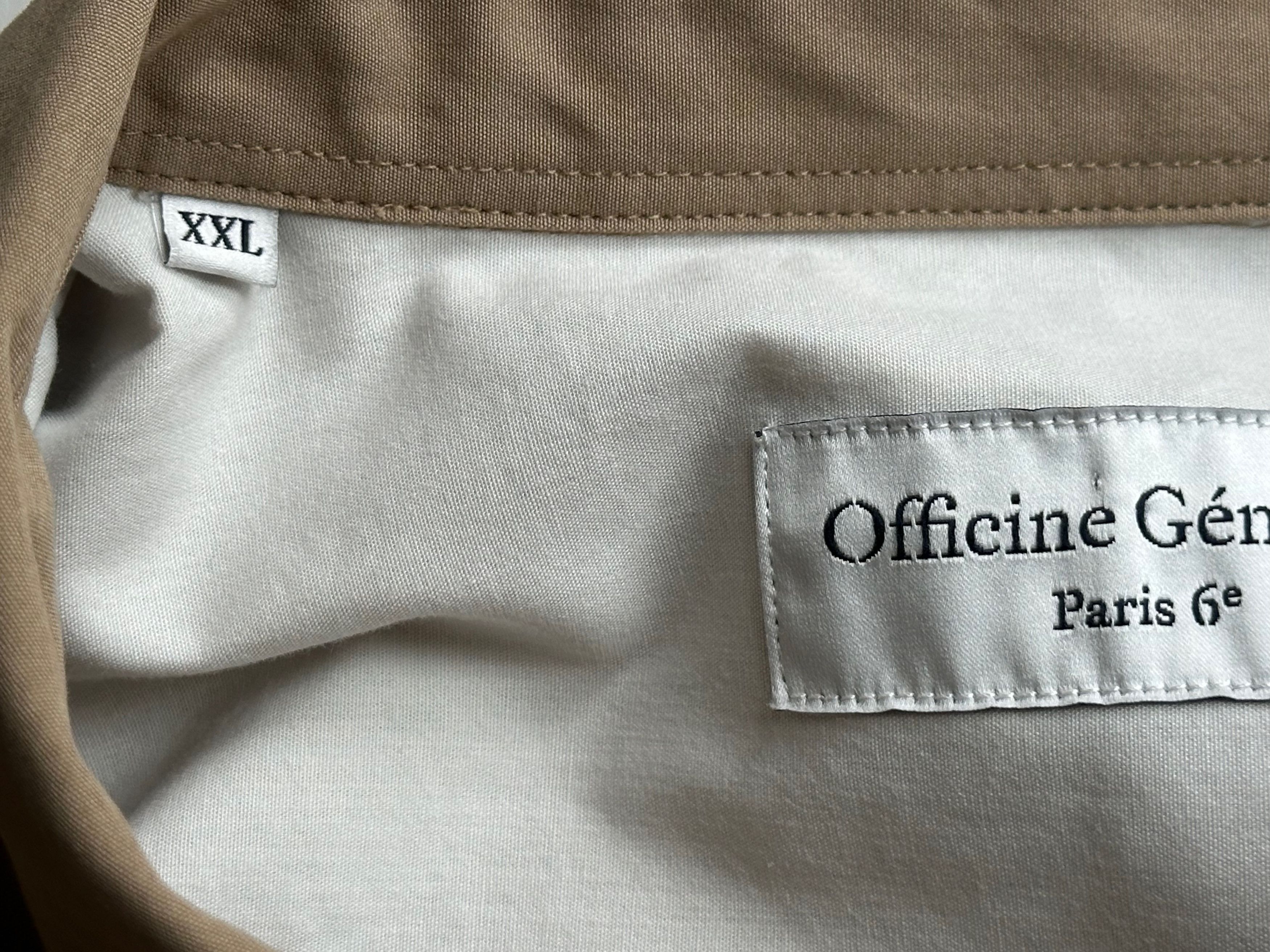 Officine Generale Officine Générale Stan Overshirt - Beige - XXL Size US XXL / EU 58 / 5 - 6 Thumbnail