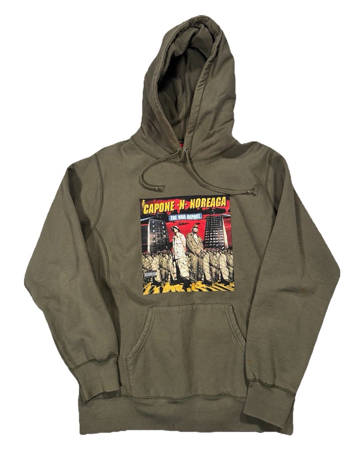 Supreme Supreme Capone N Noreaga Sweatshirt hoodie Green Large Size US L / EU 52-54 / 3 - 1 Thumbnail