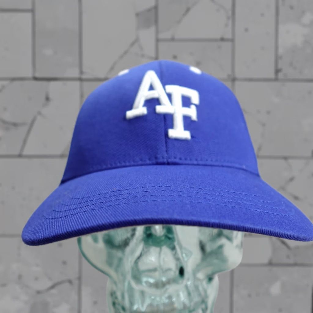 Top Of The World Top of the World Air Force Falcon Hat Blue Stretch Fit 6 1/2 6 7/8 Mens Size US M / EU 48-50 / 2 - 1 Thumbnail