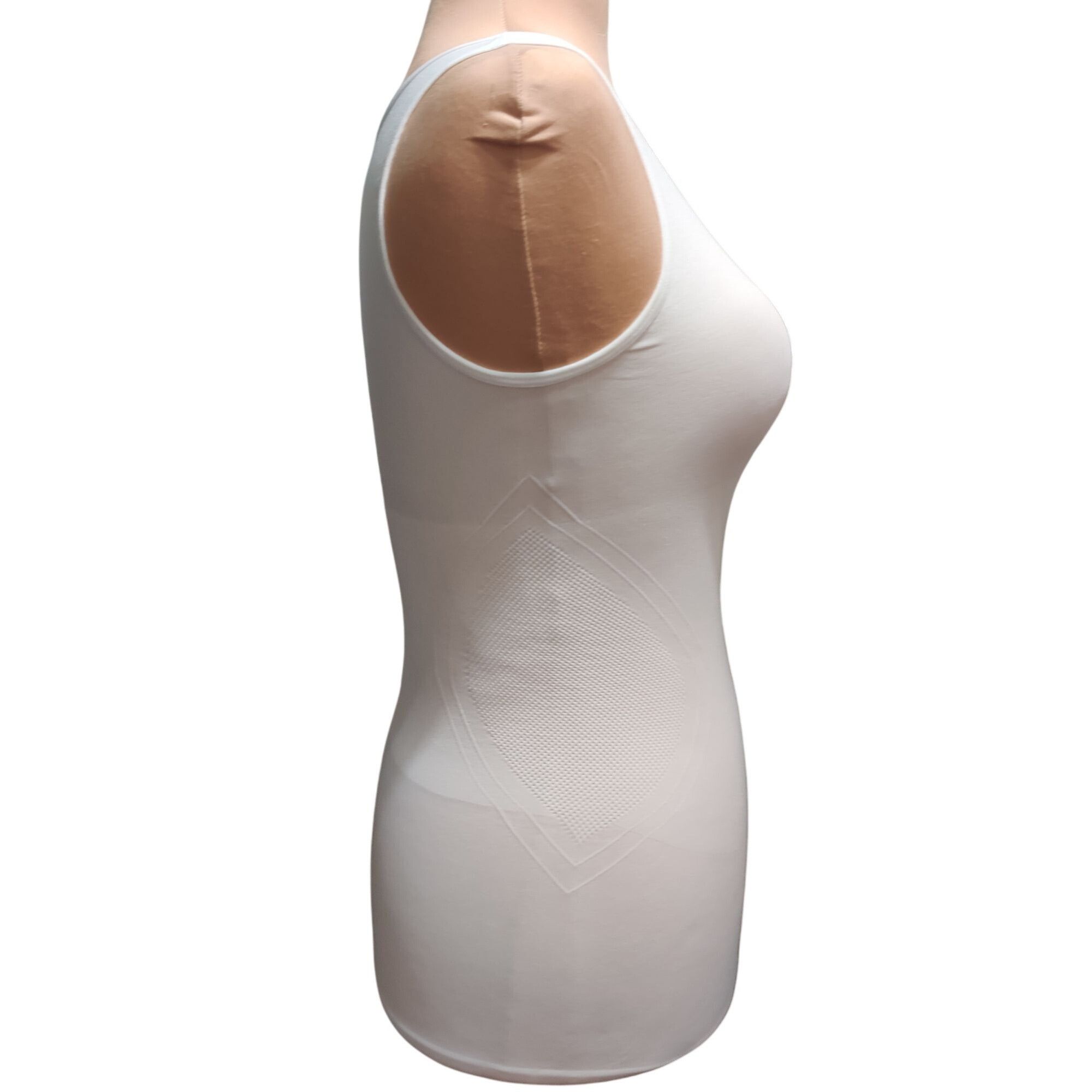 Other Skinnygirl L Womens Tank Top White Seamless Shapewear Compre Size ONE SIZE - 11 Thumbnail