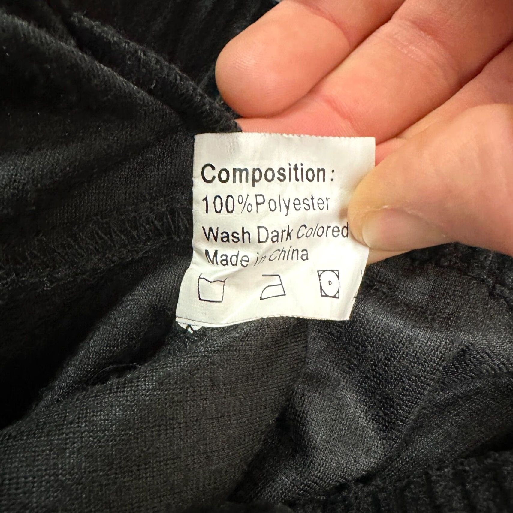 ZAFUL Zaful Corduroy Pants Women Small Black High Rise Casual 27x28.5 Straight Size 28" / US 6 / IT 42 - 7 Thumbnail
