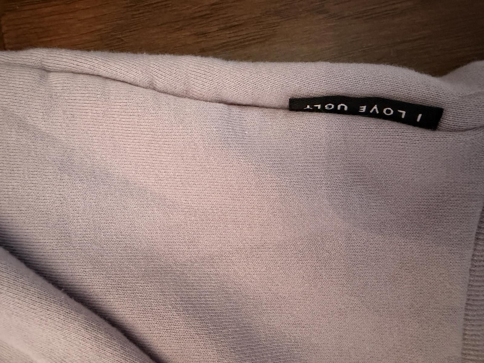 I Love Ugly I Love Ugly Mens Lilac Crewneck Pullover Sweatshirt Size US L / EU 52-54 / 3 - 3 Thumbnail