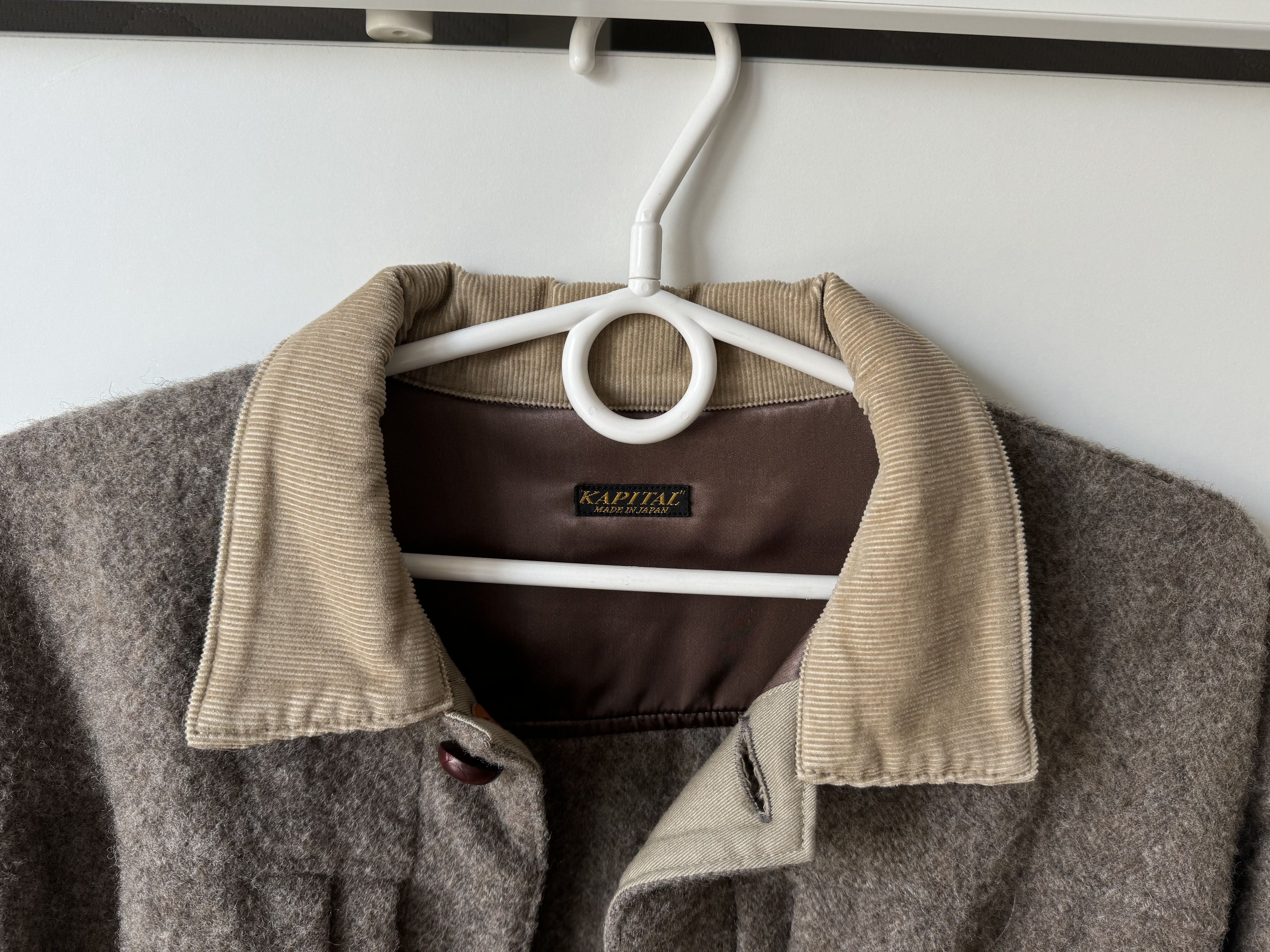 Kapital [2] Herringbone Wool Fringe 1st Jacket (FW21) Size US M / EU 48-50 / 2 - 5 Thumbnail