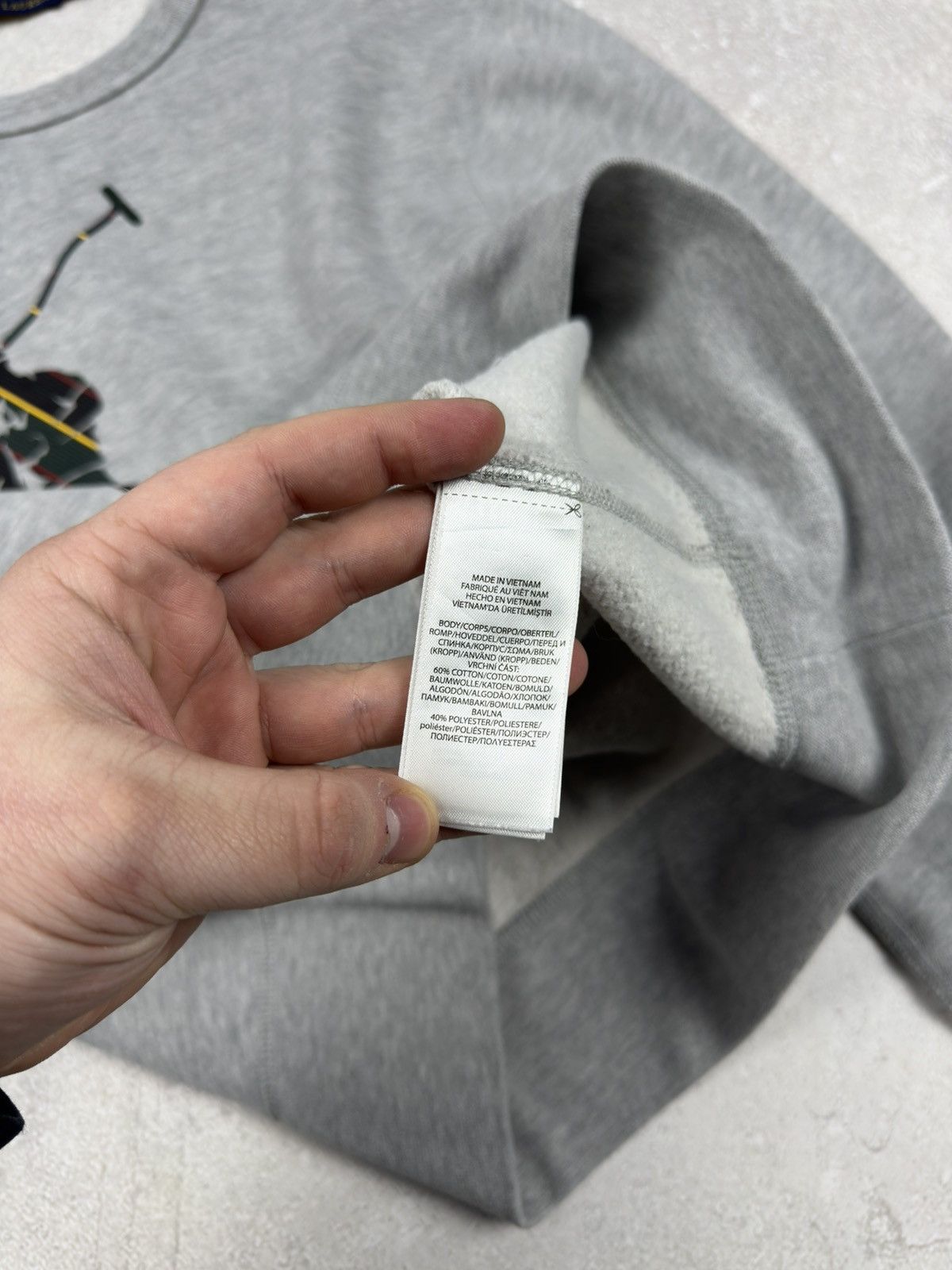 Polo Ralph Lauren Polo Ralph Lauren Big Horse Gray Sweatshirt Crew Neck size S Size US S / EU 44-46 / 1 - 8 Thumbnail