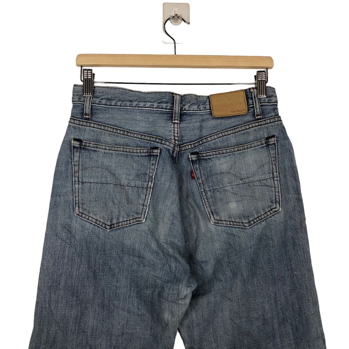 Japanese Brand 🔥90’s Distressed Denim Jeans Gold Rush Japan Made Size US 30 / EU 46 - 8 Thumbnail