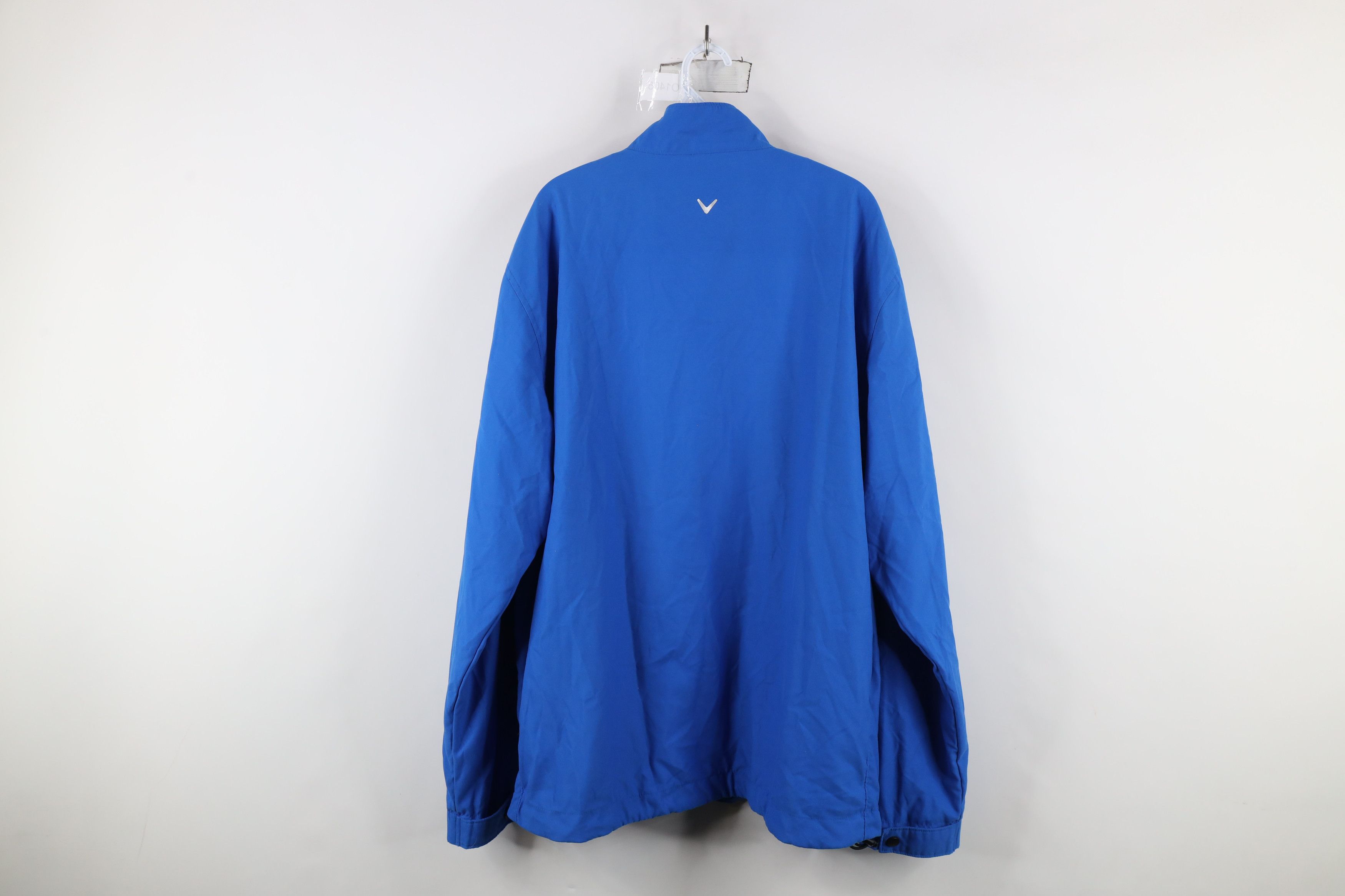 Vintage Callaway Golf Downs CC Half Zip Pullover Jacket Royal Blue Size US XXL / EU 58 / 5 - 13 Thumbnail