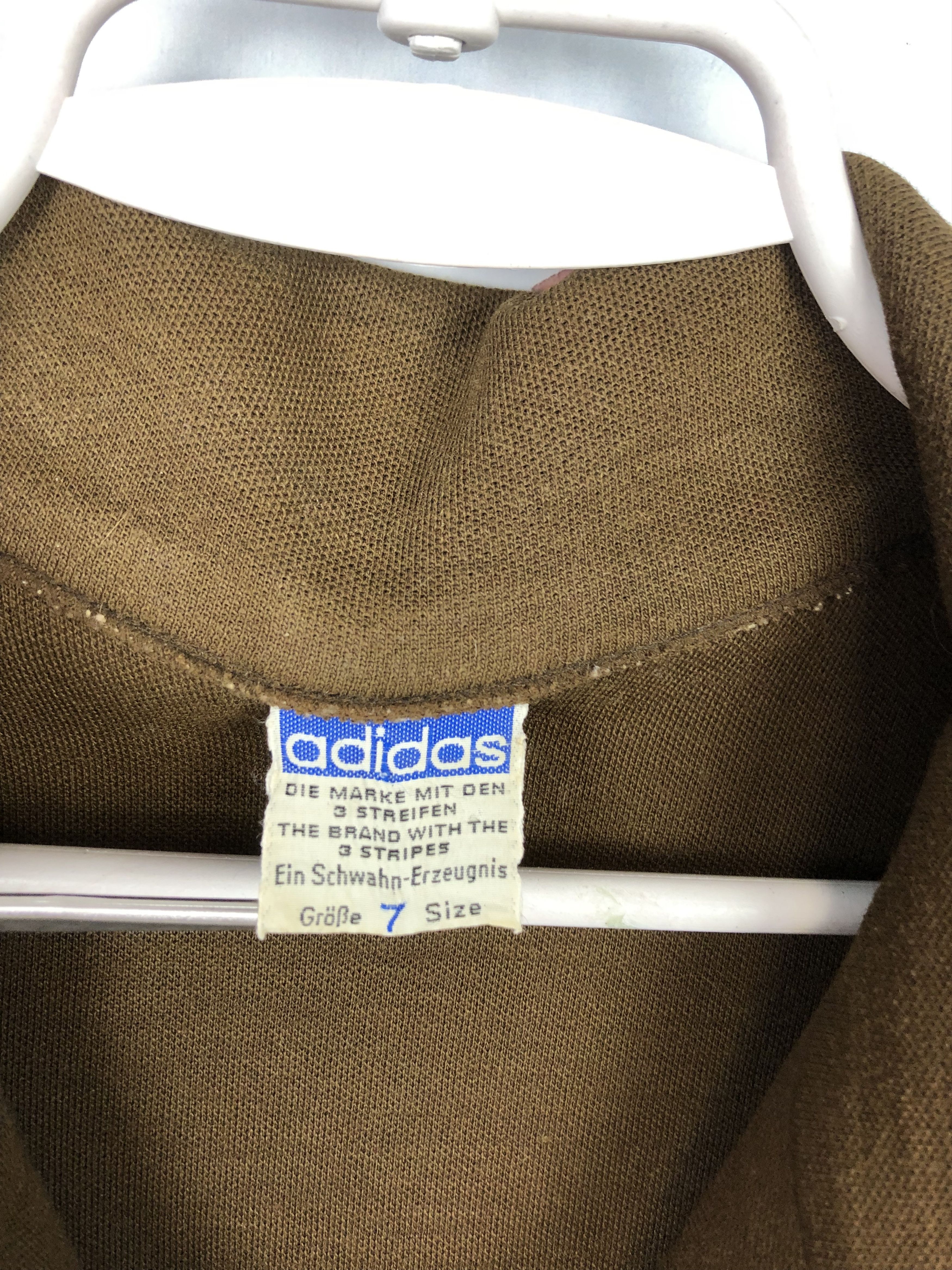 Adidas Vintage 80's Adidas Schwahn West Germany Jacket Brown Track Size US M / EU 48-50 / 2 - 7 Thumbnail