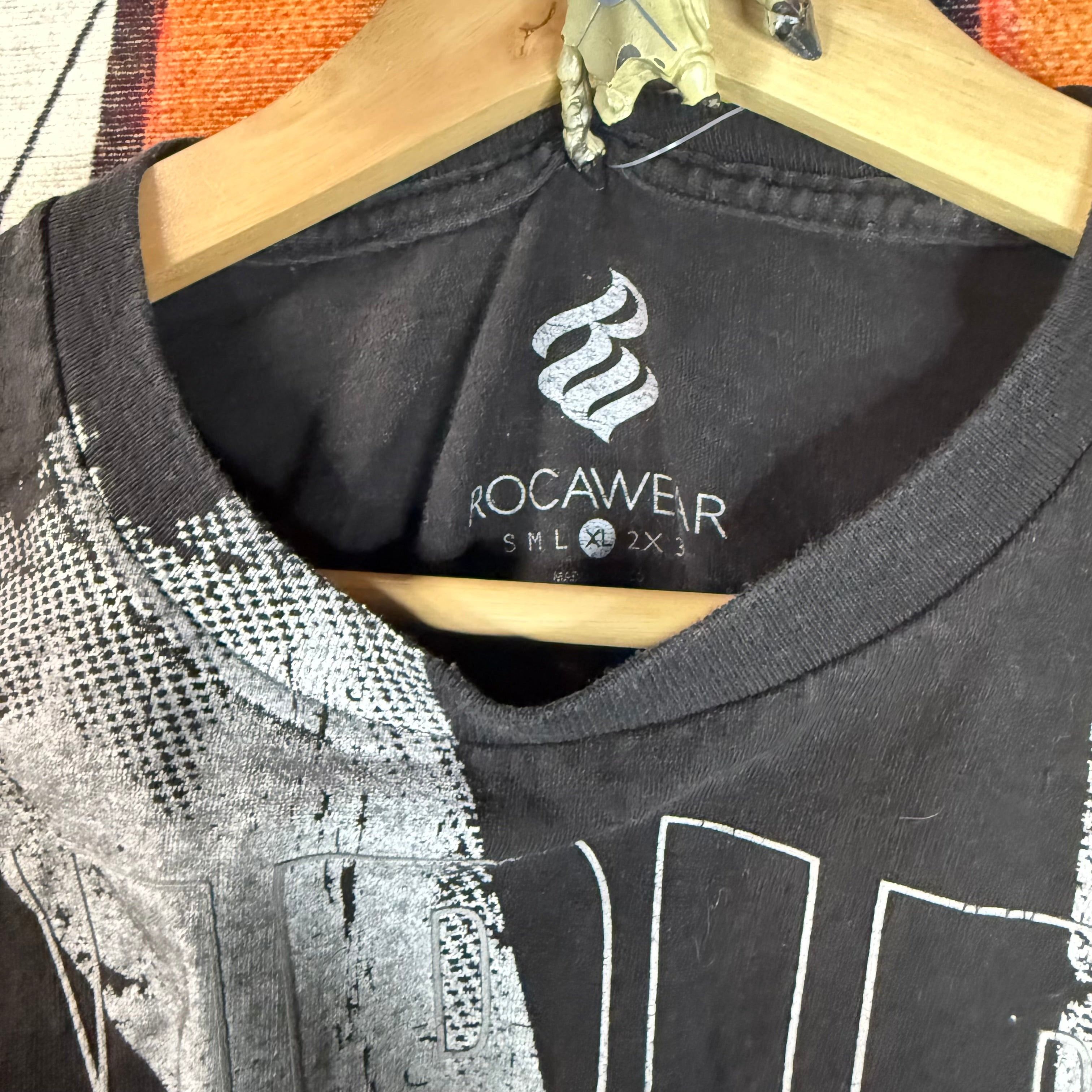 Rocawear Y2K RocaWear All Over Print Graphic Tee Size XL Size US XL / EU 56 / 4 - 3 Thumbnail