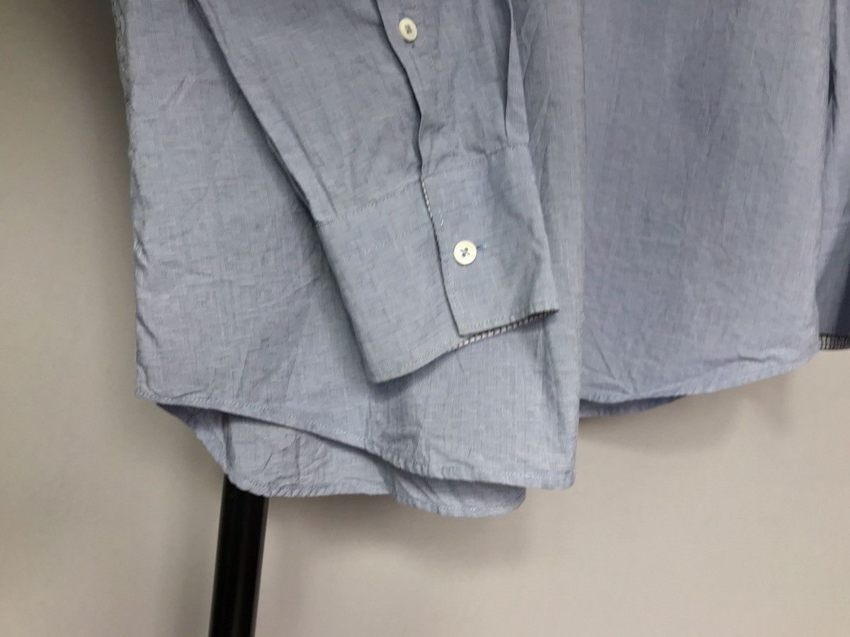 Balmain Balmain Paris mens shirt button down dress long sleeve blue Size US L / EU 52-54 / 3 - 6 Thumbnail