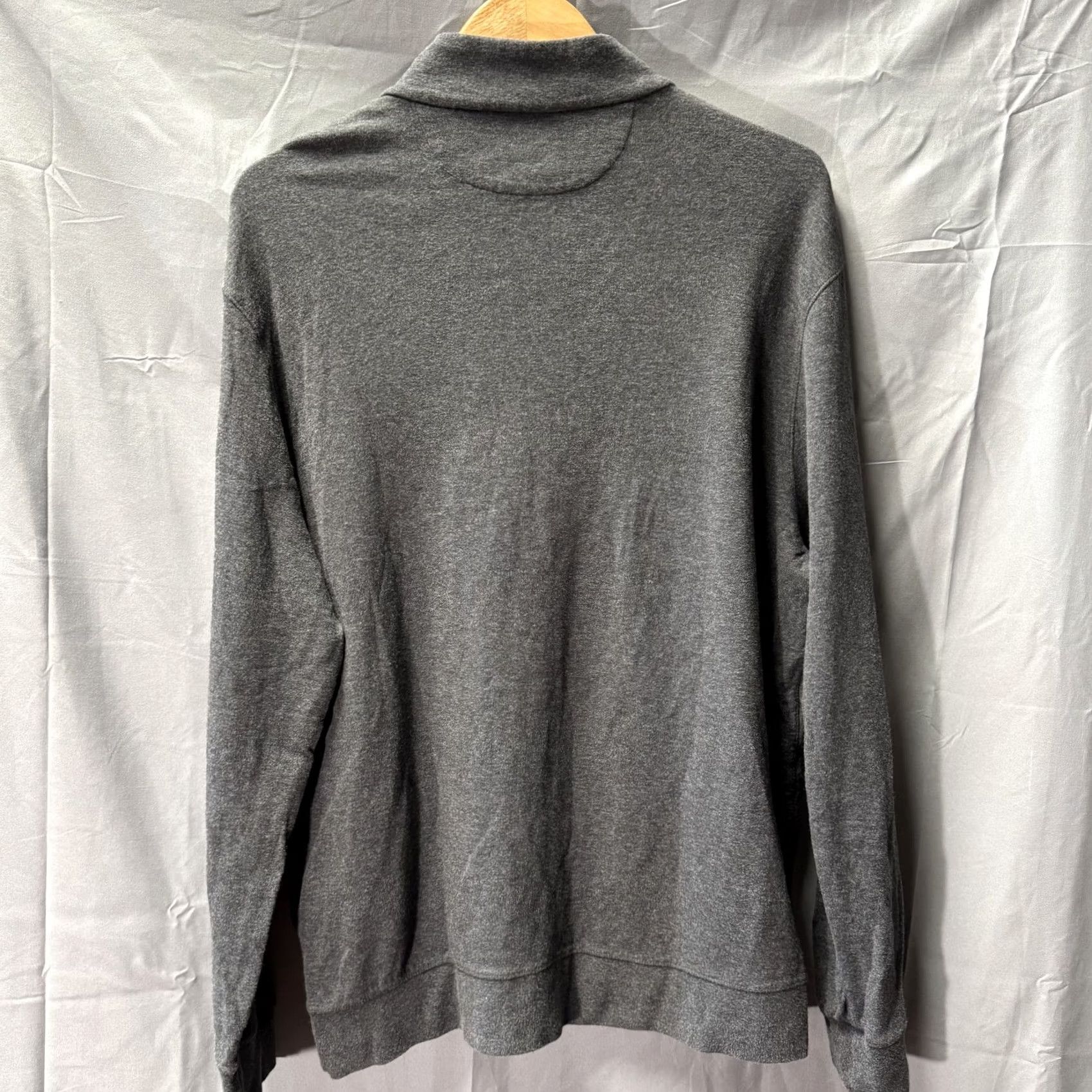 Polo Ralph Lauren Polo Ralph Lauren Pullover Mens XL Gray Quarter Zip Lightweight Sweater Casual Size US XL / EU 56 / 4 - 2 Thumbnail