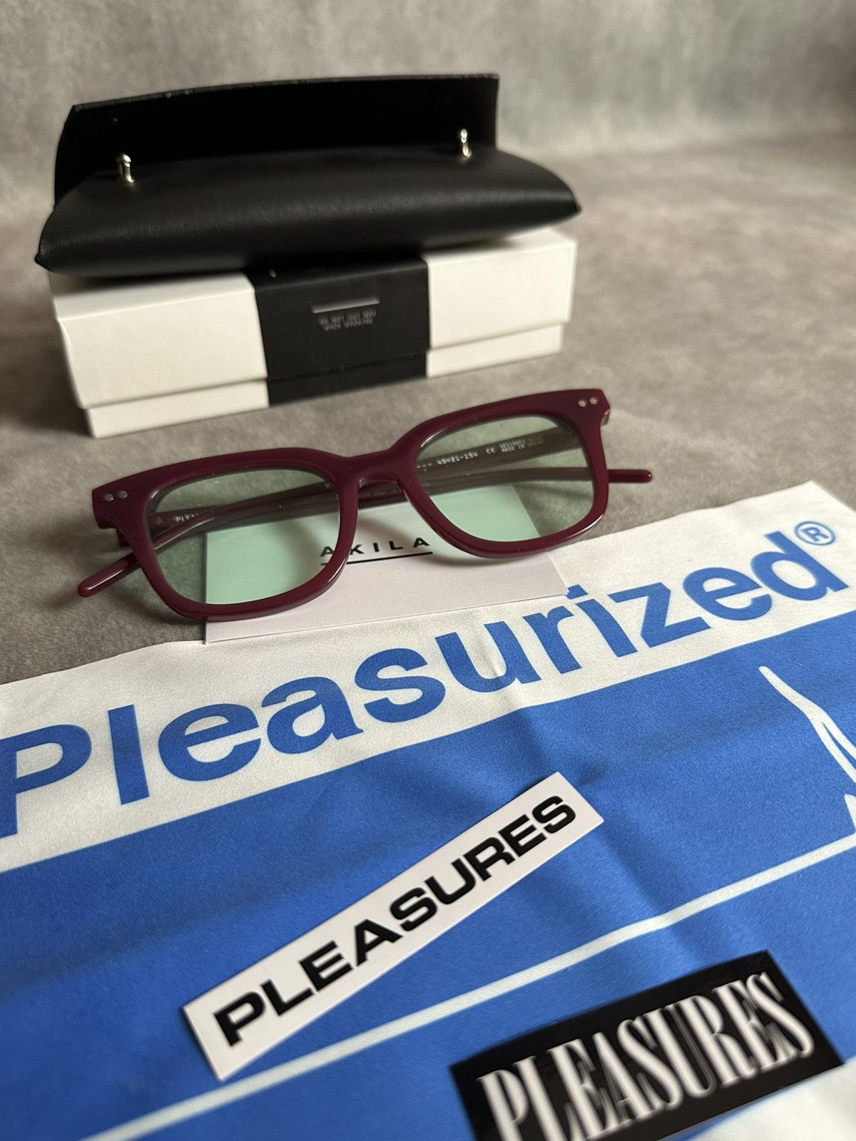 image of Akila x Pleasures Sunglasses (Light Lens) in Plum, Men's