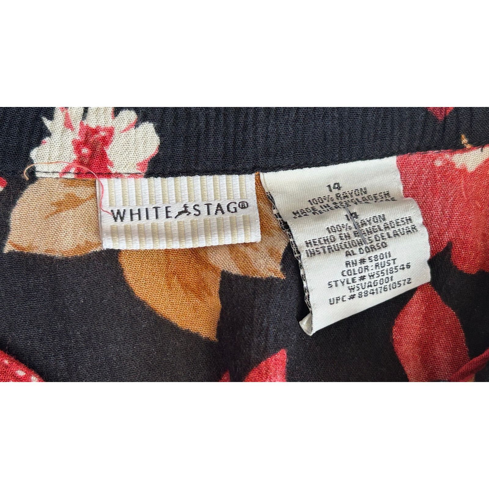 Other White Stag | Women’s Floral Button Down Shirt | 14 Size XL / US 12-14 / IT 48-50 - 4 Thumbnail