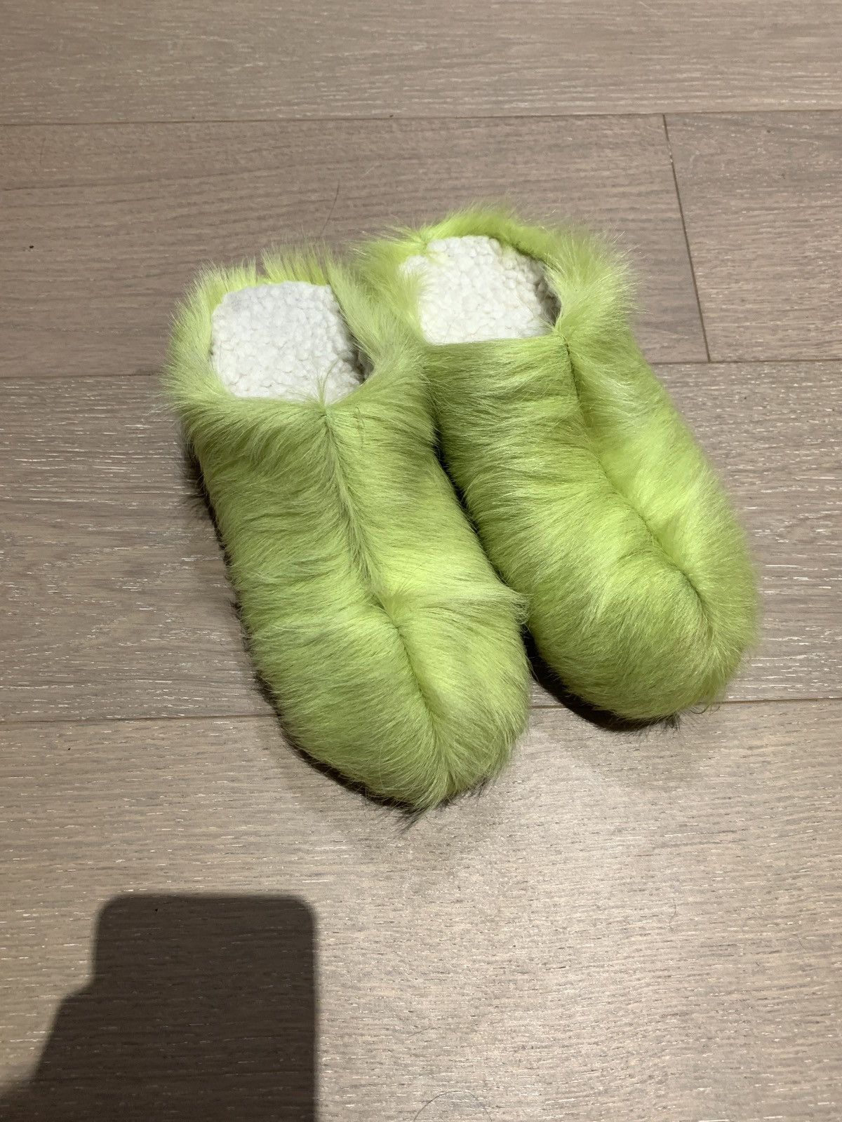 Acne Studios ACNE STUDIOS Green Studded Clogs In Neon Green Size US 6 / IT 36 - 2 Thumbnail