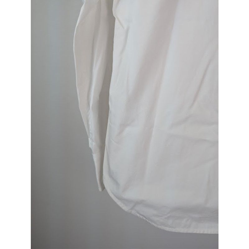 Bottega Veneta o1rshd1 Compact Cotton Canvas Shirt in White Size US S / EU 44-46 / 1 - 13 Thumbnail