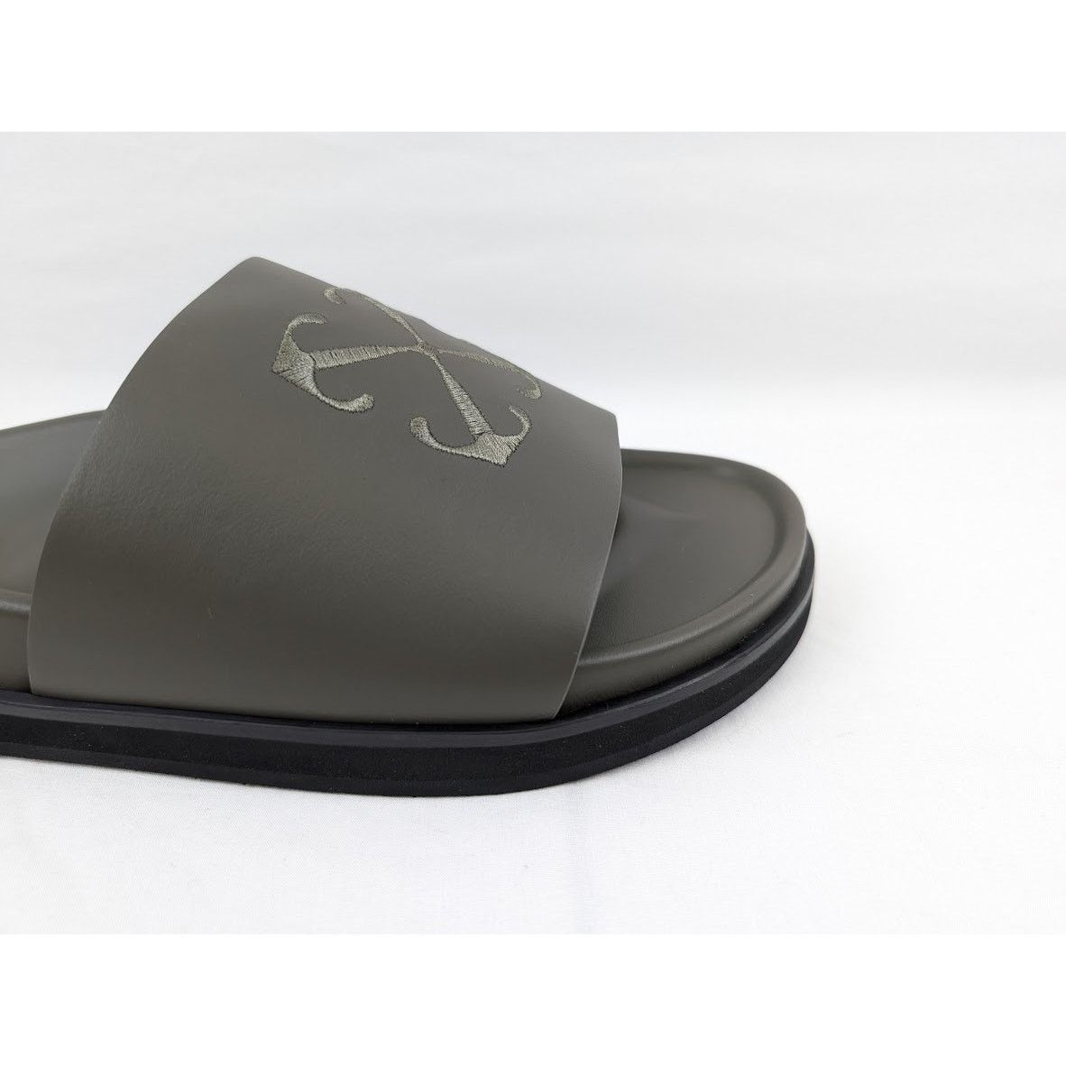 Off-White o1rshd1 Pool Time Slider in Military Green Size US 9 / EU 42 - 3 Thumbnail