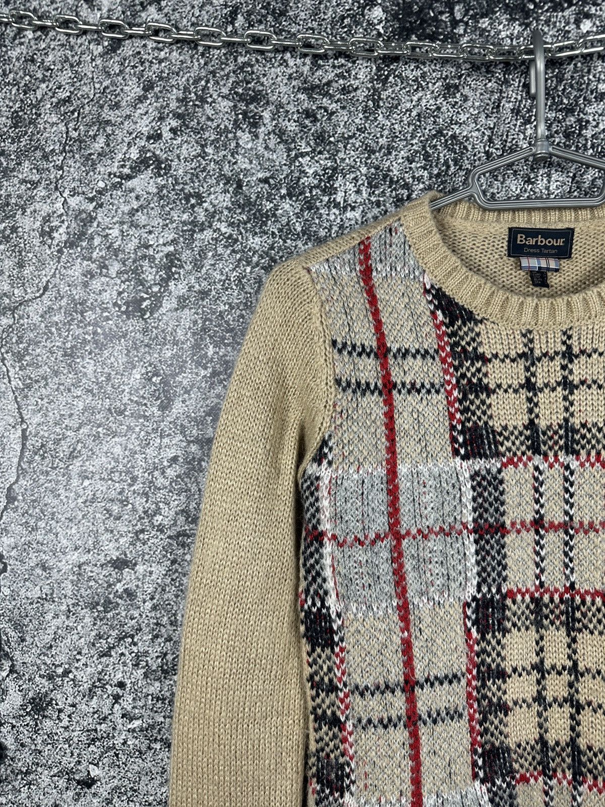 Barbour Barbour Dress Tartan Morlich Knit Crew Sweater UK 8 USA 4 Size S / US 4 / IT 40 - 5 Thumbnail