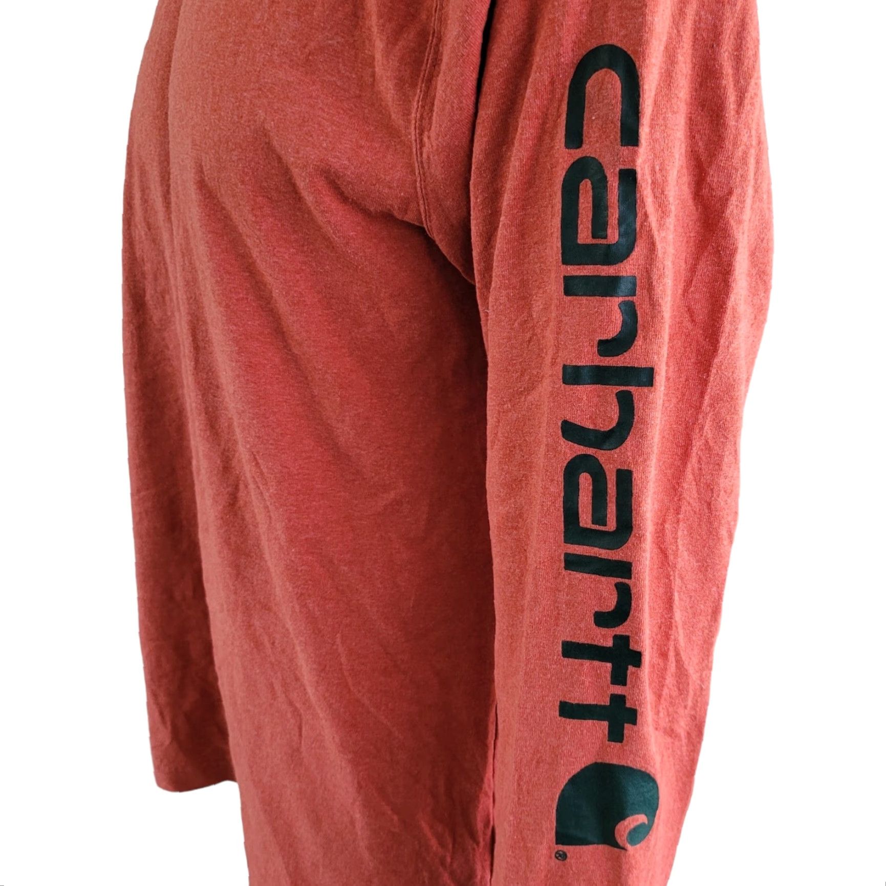 Carhartt VINTAGE Carhartt Red Long Sleeve Shirt L Mens Shirt Red 60% Cotton/40% Polyester Vintage Size US L / EU 52-54 / 3 - 3 Thumbnail