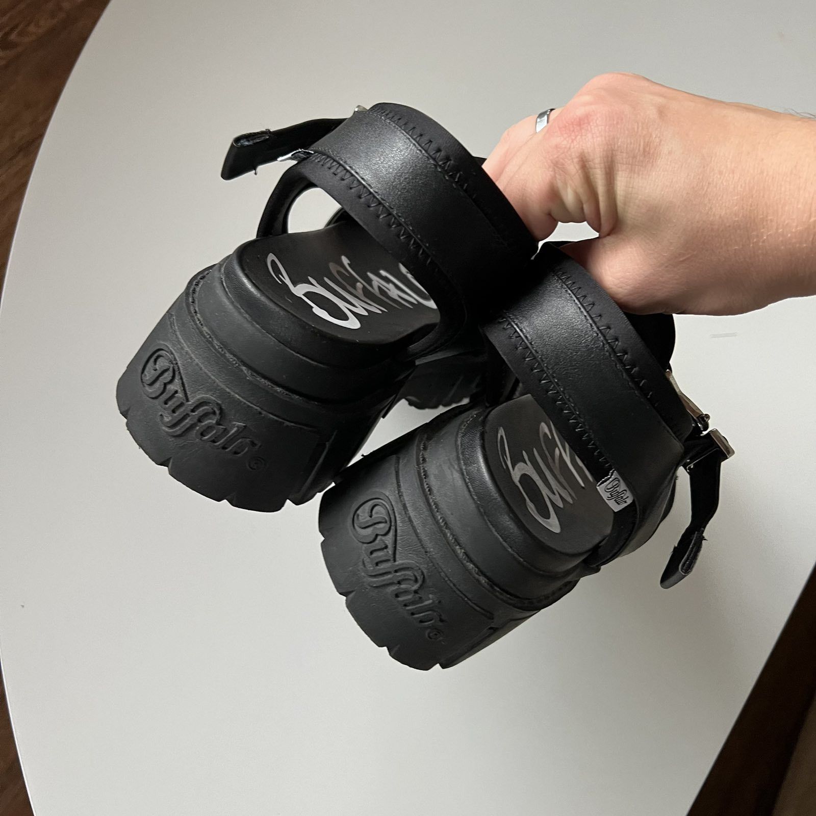 Buffalo London × Designer Buffalo London Avant garde Sandals Sz 39 Size US 9 / IT 39 - 4 Thumbnail