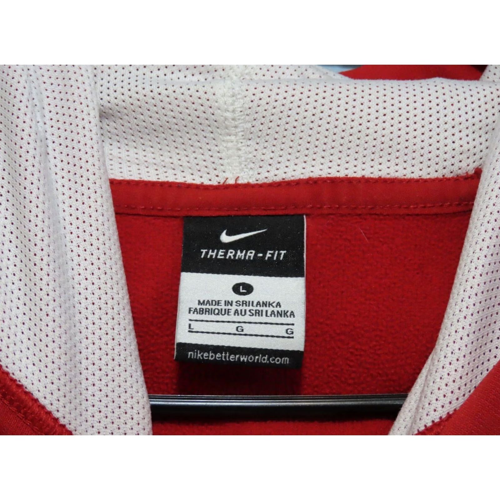 Nike Nike Therma-FIT Hoodie Mens M Red Swoosh Pullover 438734-648 Long Sleeve Crew Neck Sportswear Nike Sportswear Pullover Size US M / EU 48-50 / 2 - 4 Thumbnail