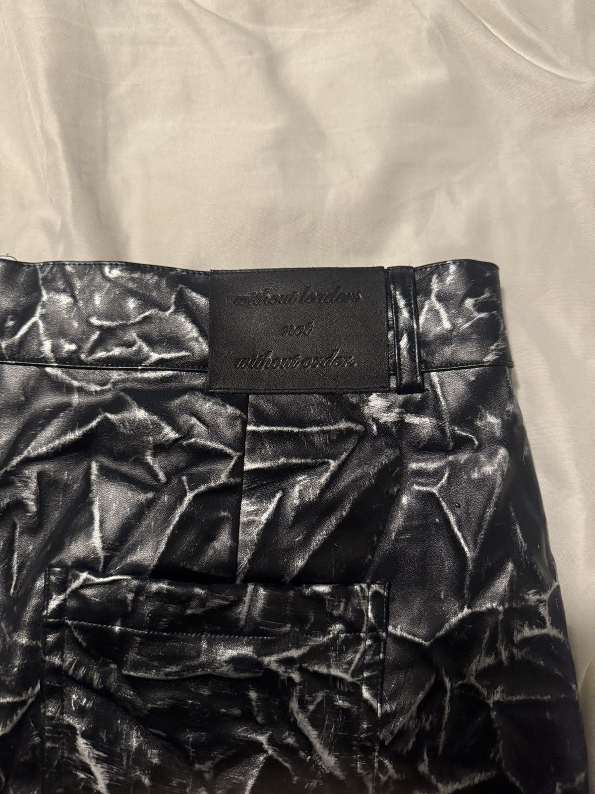 Japanese Brand 8rkive Black Silver Flare Denim Size US 36 / EU 52 - 5 Thumbnail