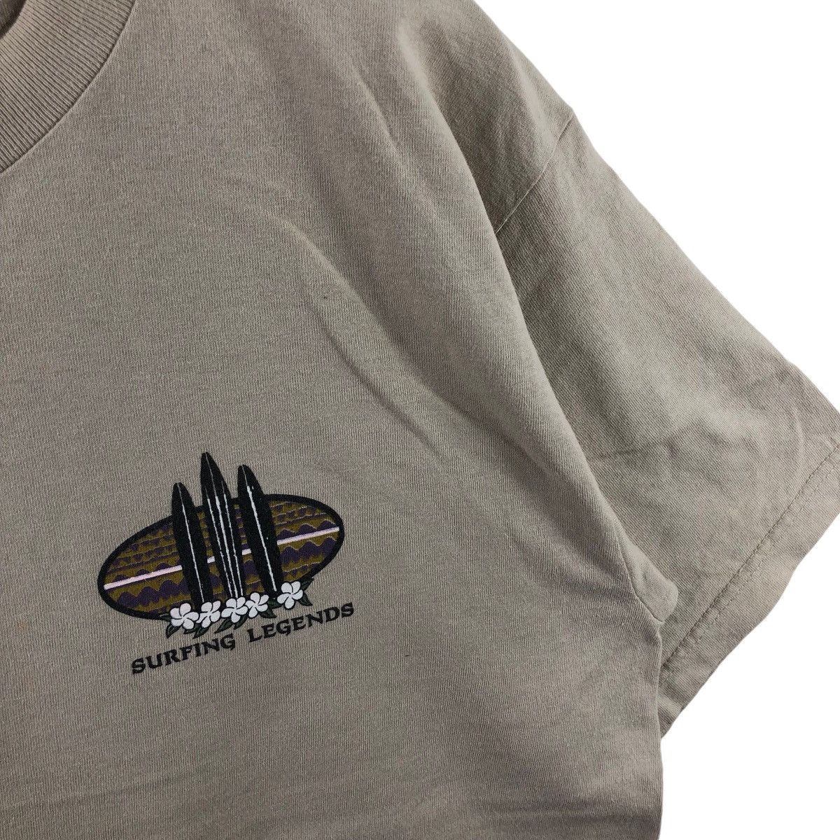 Vintage Vintage 90s SURFING LEGENDS Saipan Tee Shirt Hawaii Surf Size US L / EU 52-54 / 3 - 3 Thumbnail