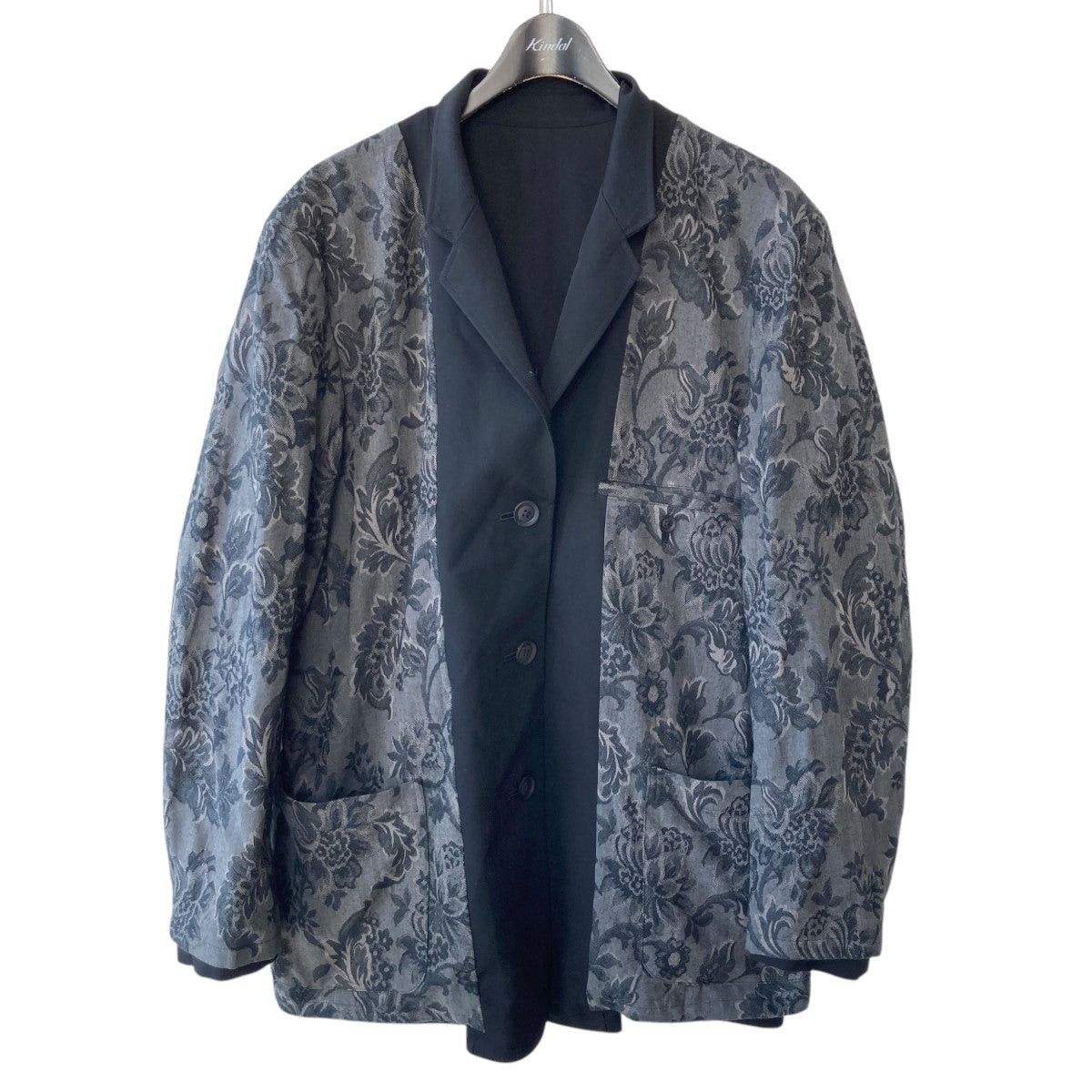 Yohji Yamamoto 🐎 AW24 Pour Homme Reversible Floral Jacket Size US M / EU 48-50 / 2 - 1 Thumbnail
